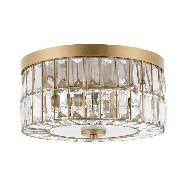Parda Glass Ceiling Light in Brass - The Mayfair Hall