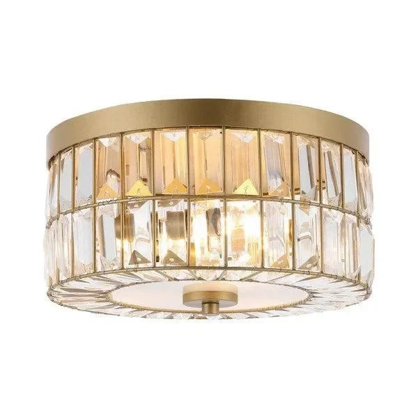 Parda Glass Ceiling Light in Brass - The Mayfair Hall