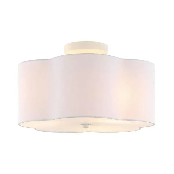 Joeluna Ceiling Light in White - The Mayfair Hall