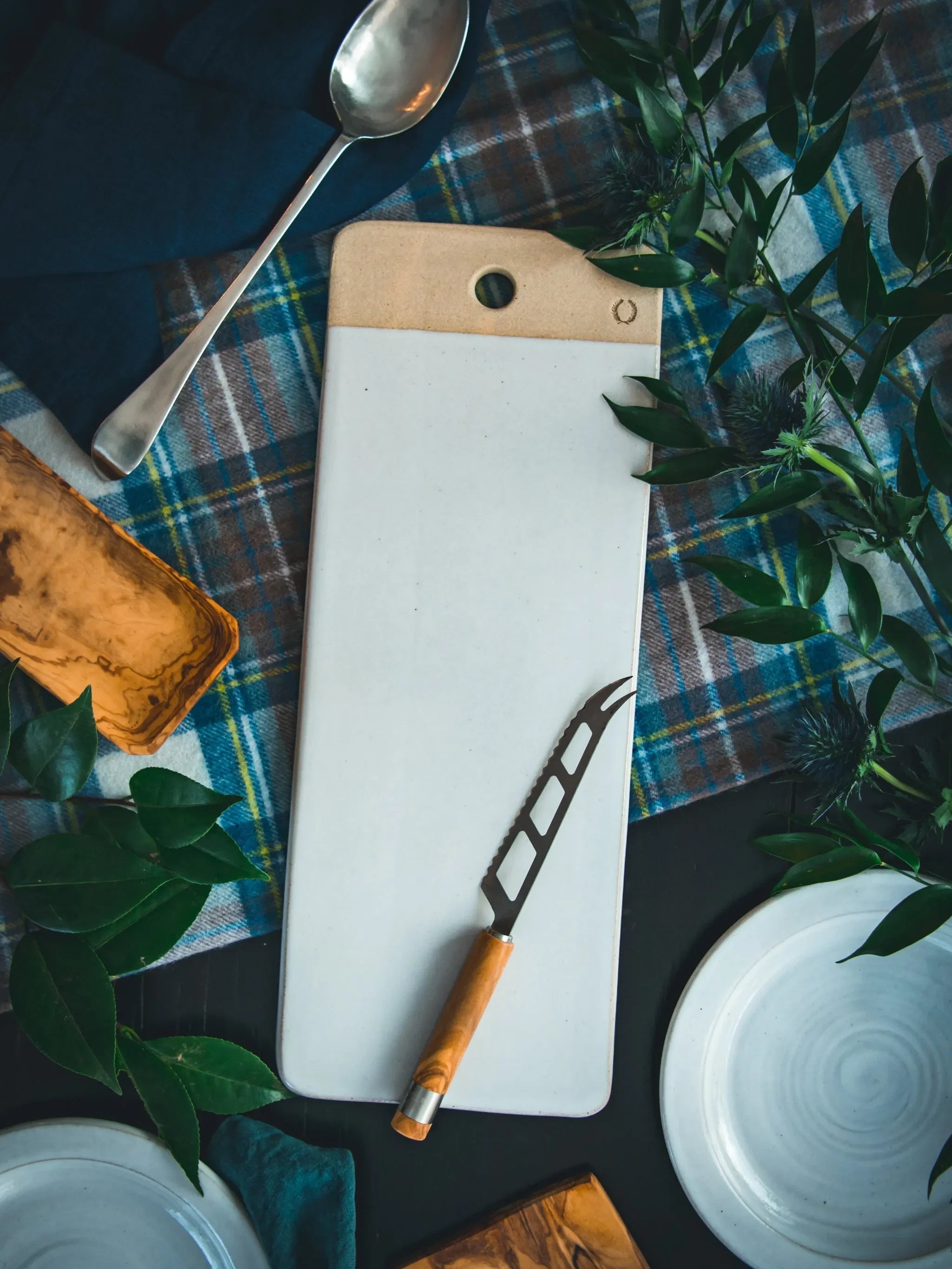 Farmhouse Pottery Rectangular Cheese Stone - The Mayfair Hall