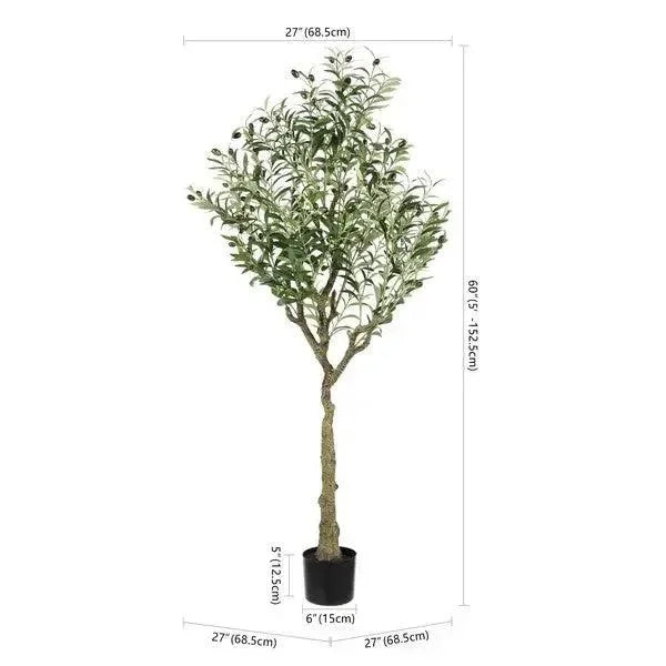 Faux Olive 60" Potted Tree - The Mayfair Hall