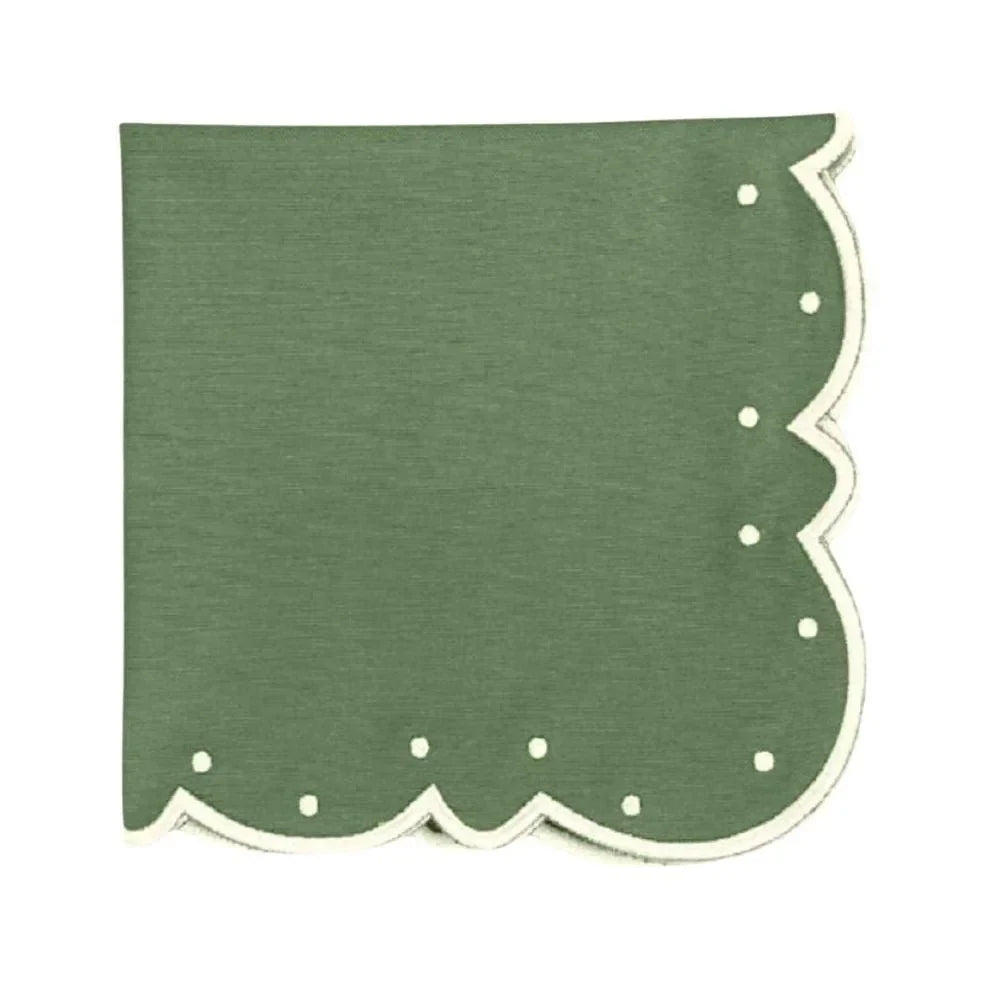 Ava Cotton Napkin in Fern (Set of 4) - The Mayfair Hall