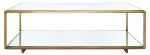 Safavieh Florabella Bronze Mirrored Coffee Table