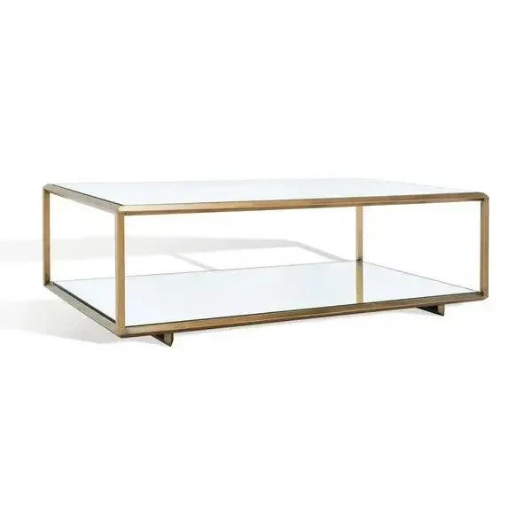 Safavieh Florabella Bronze Mirrored Coffee Table