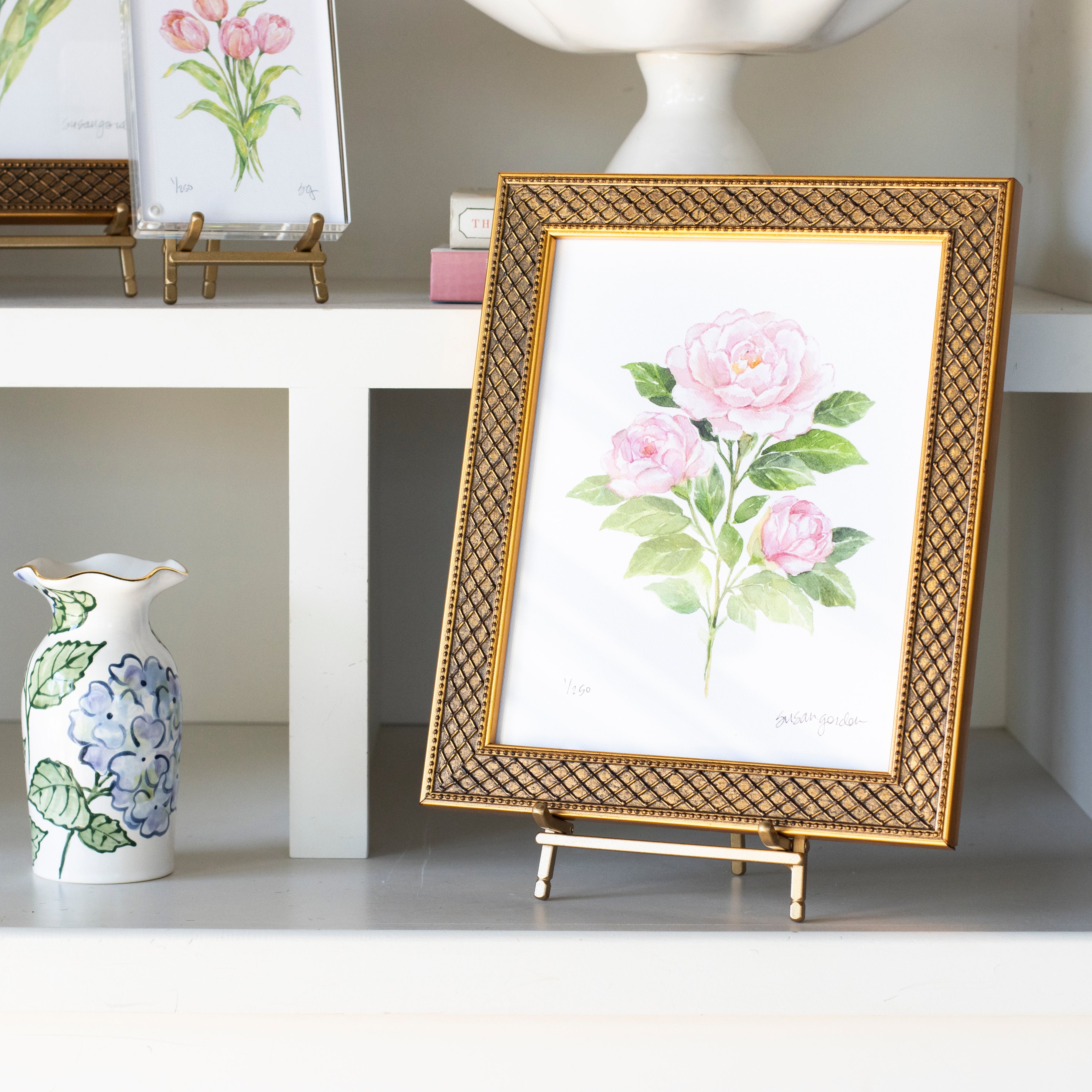 8x10 Framed Camellia Archival Prints By Susan Gordon