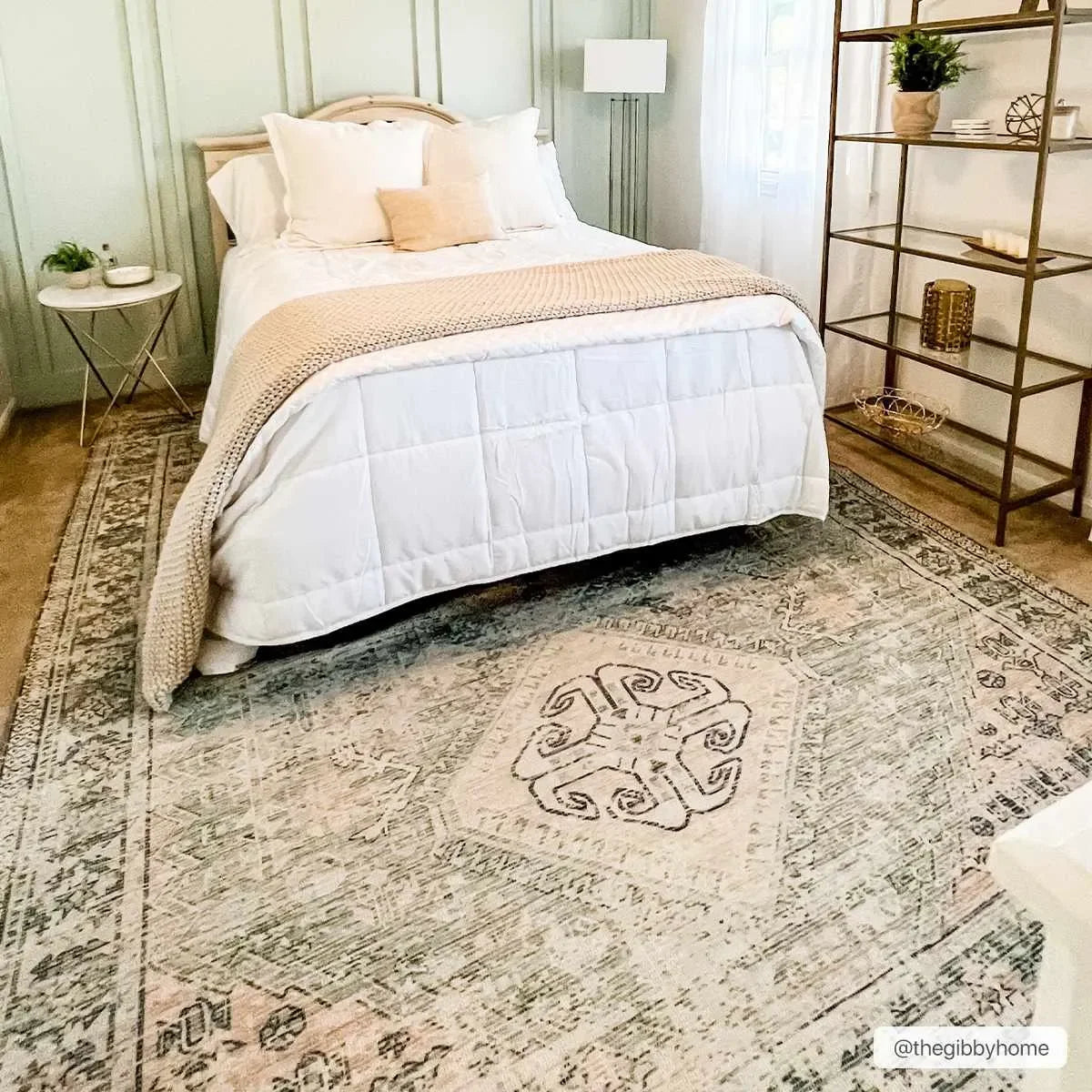 Foraker Sage Cotton Rug - The Mayfair Hall
