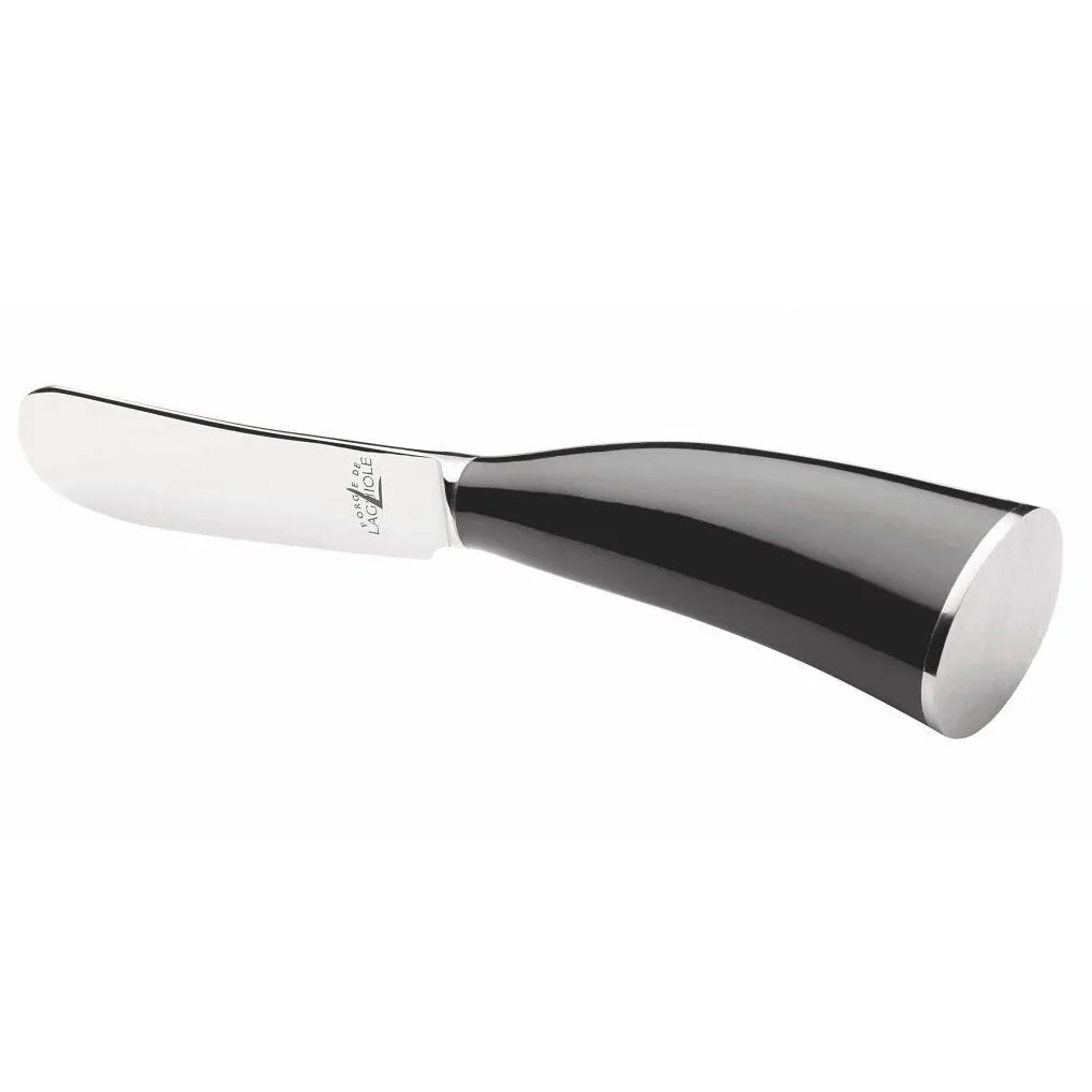 Forge de Laguiole Black Horn Tip Butter Knife - The Mayfair Hall