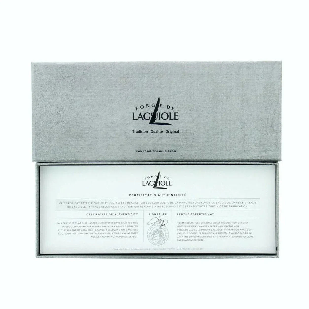 Forge de Laguiole Corkscrew Compressed Fabric - Chocolate - The Mayfair Hall