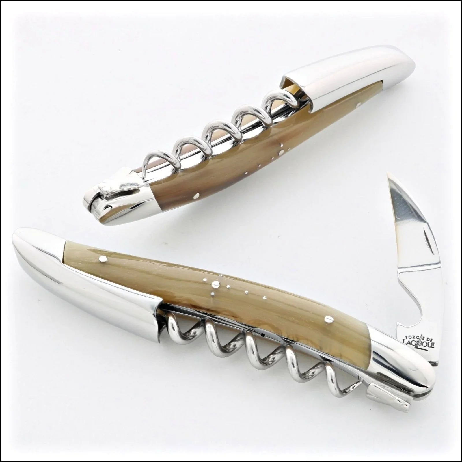 Forge de Laguiole Corkscrew Horn Tip Handle - The Mayfair Hall