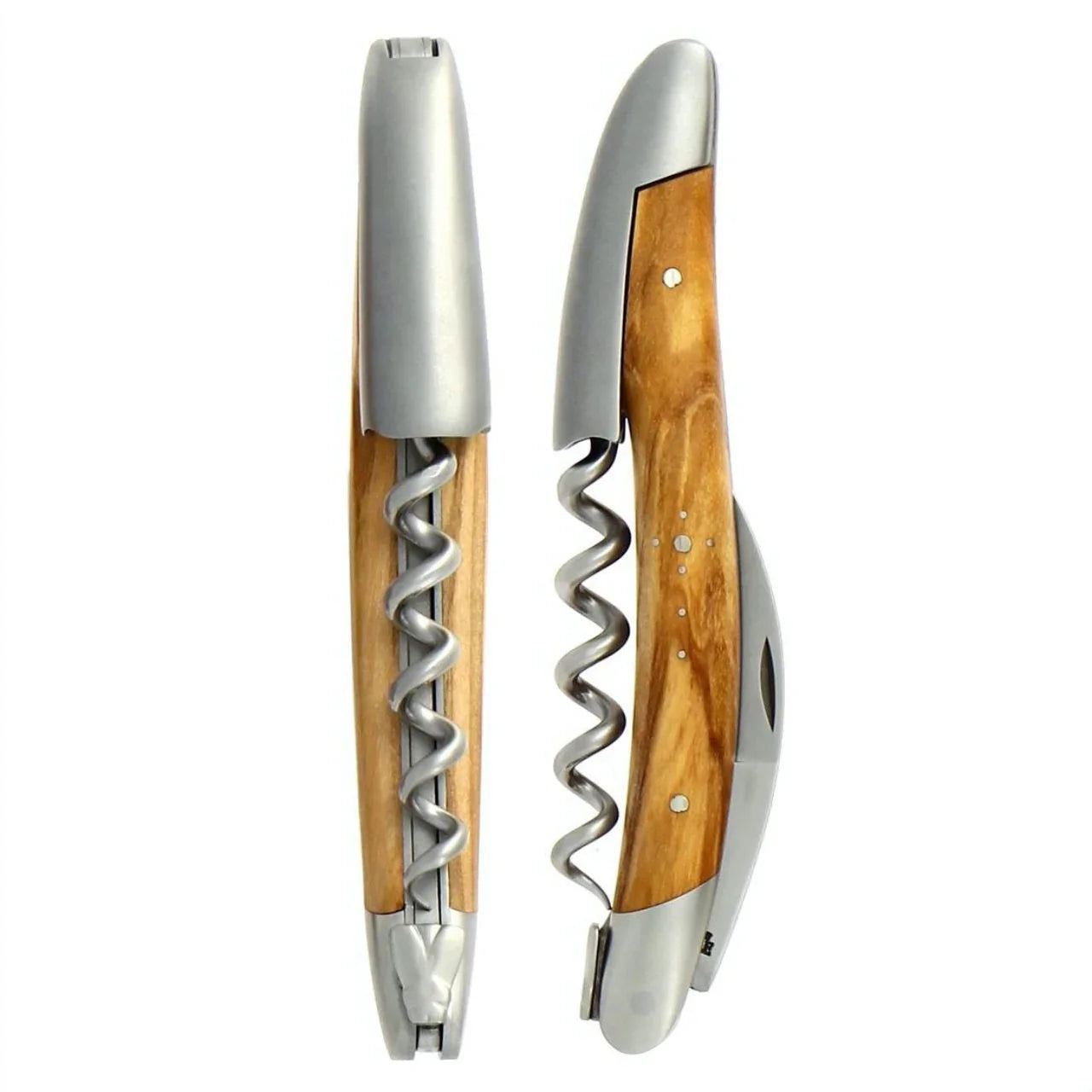 Forge de Laguiole Corkscrew Olive wood - Satin - The Mayfair Hall