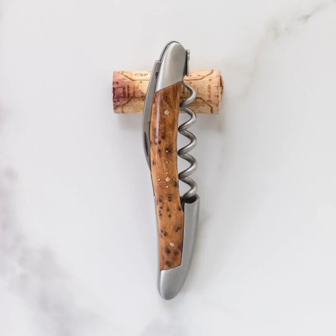 Forge de Laguiole Corkscrew Thuya Burl - Satin - The Mayfair Hall