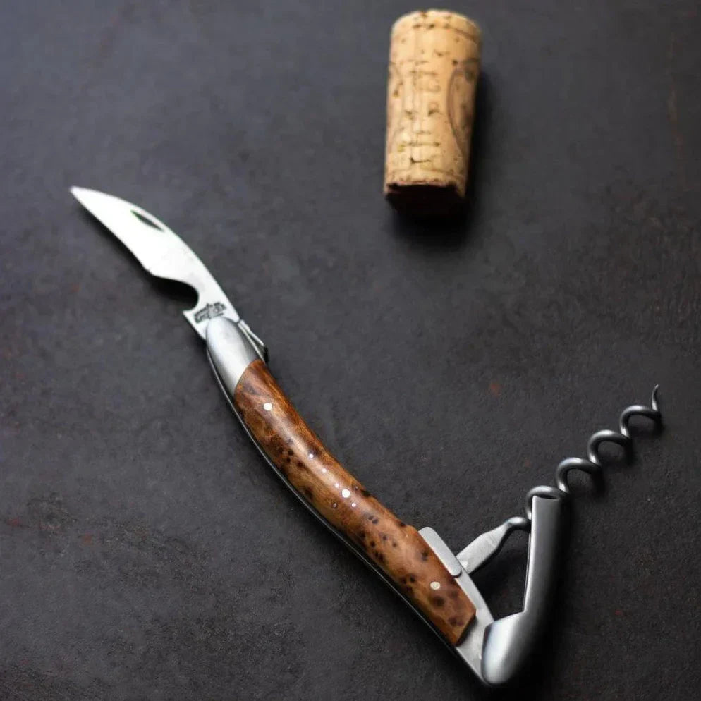 Forge de Laguiole Corkscrew Thuya Burl - Satin - The Mayfair Hall