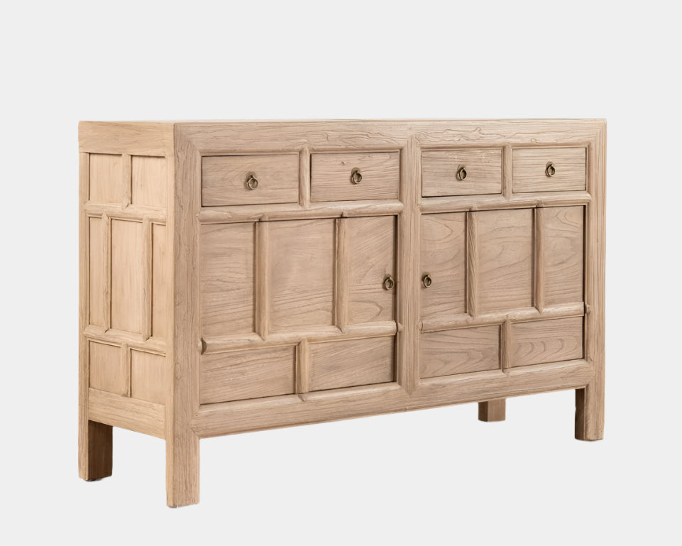 Four Drawer Elm Cabinet