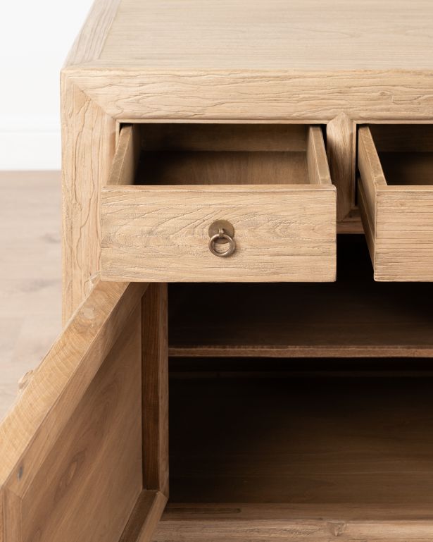 Four Drawer Elm Cabinet