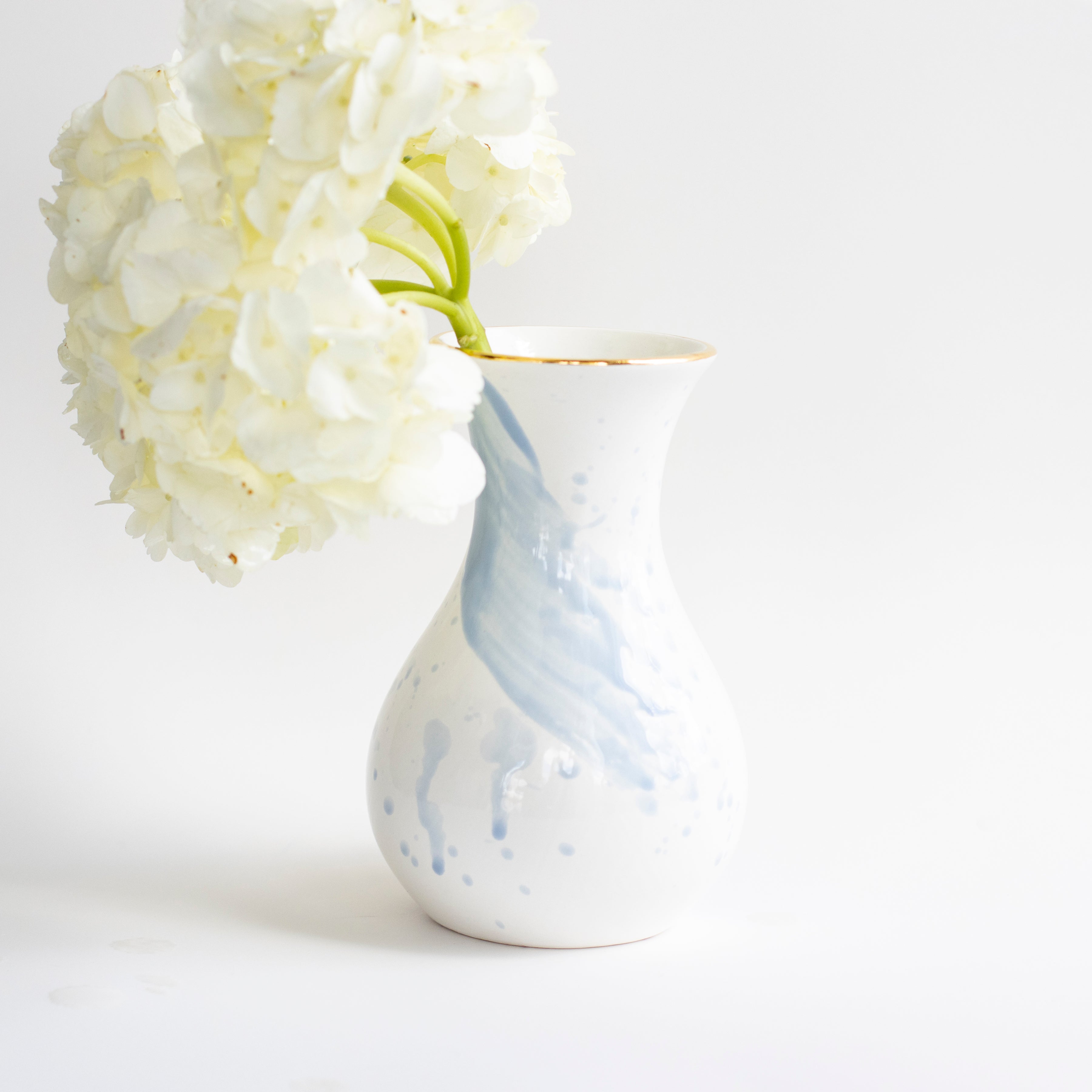 Blue Watercolor Emilene Vase