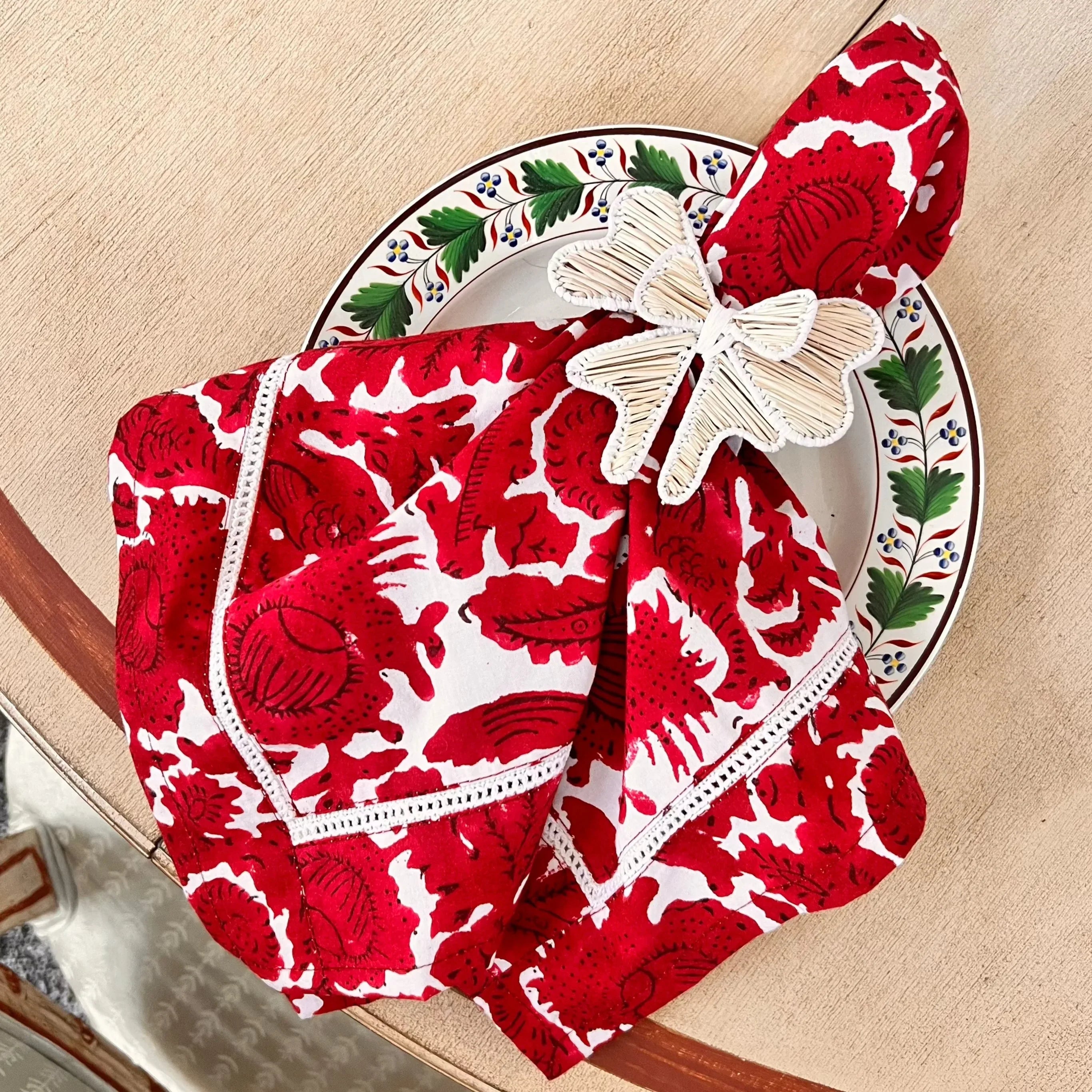 Bird of Paradise Napkins, Set of 4 - The Mayfair Hall