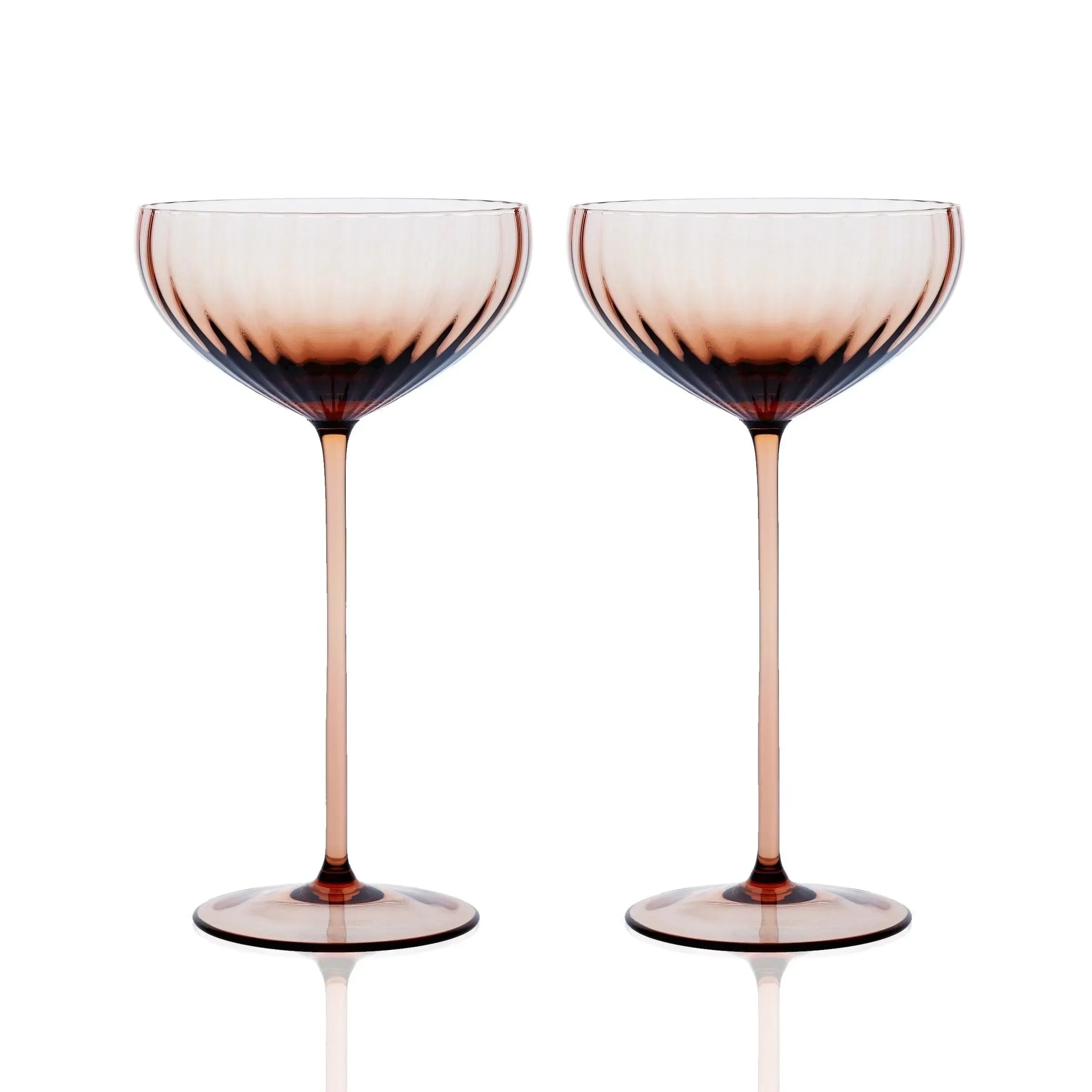 Quinn Coupe Glasses 8 Oz. (Set of 2) - The Mayfair Hall