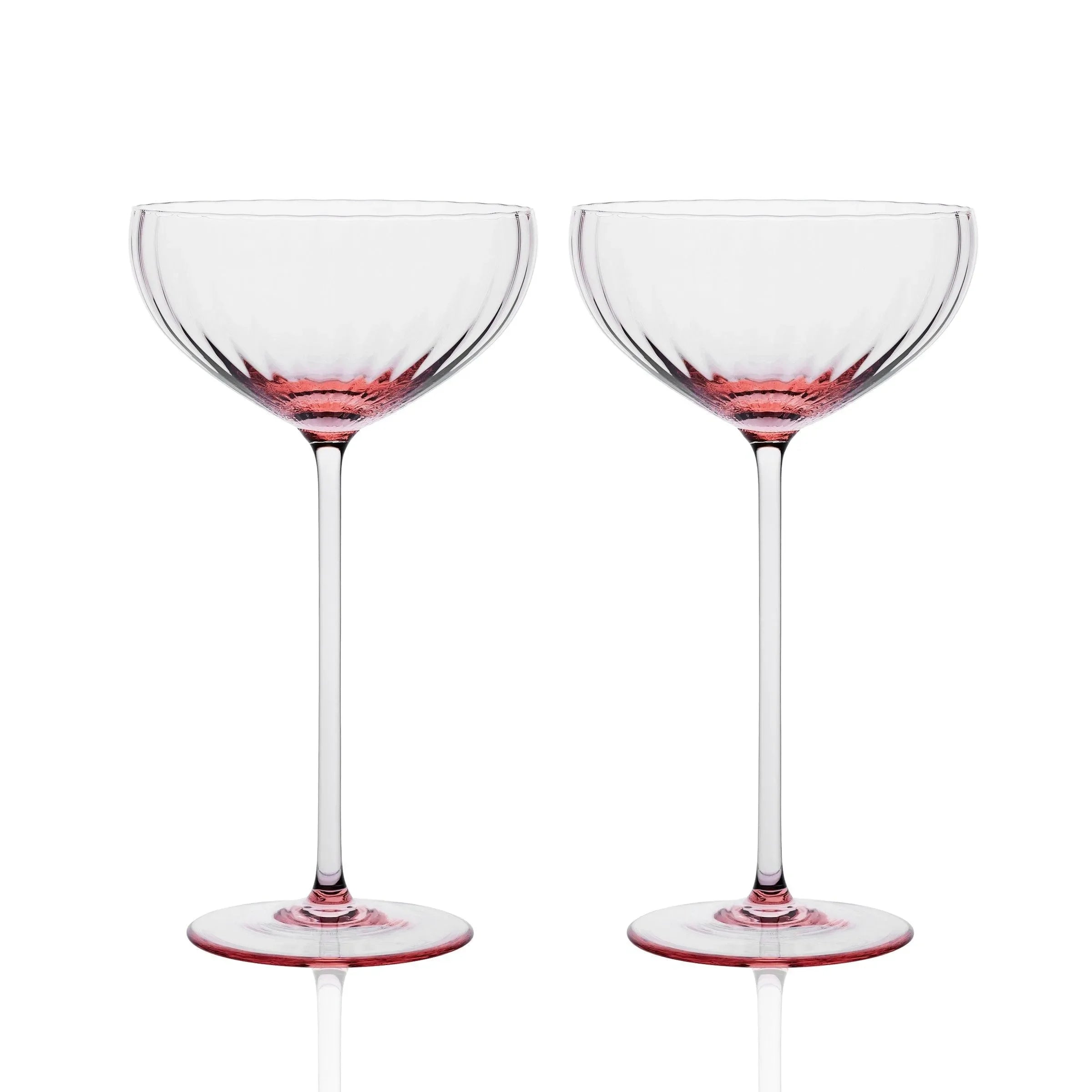 Quinn Coupe Glasses 8 Oz. (Set of 2) - The Mayfair Hall