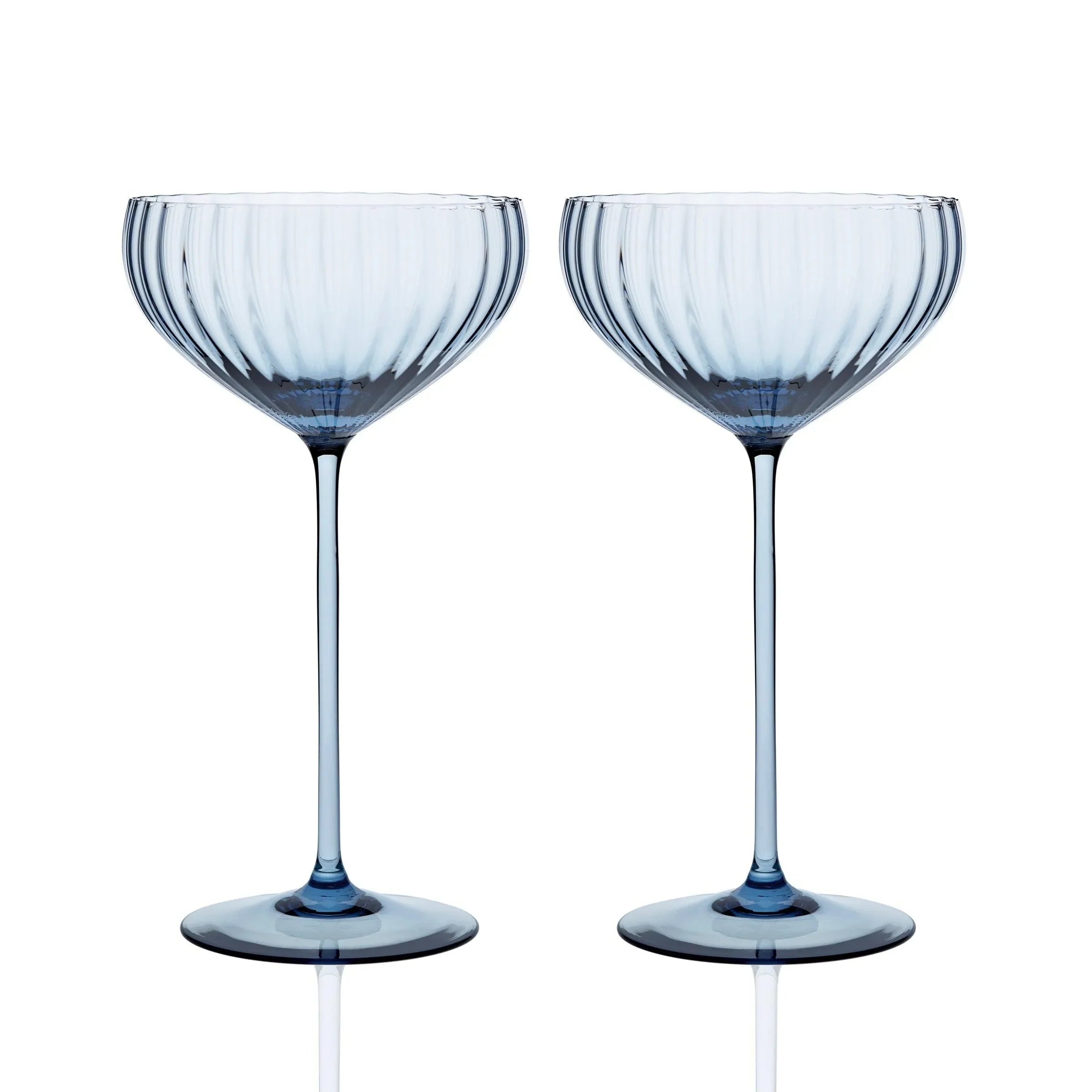 Quinn Coupe Glasses 8 Oz. (Set of 2) - The Mayfair Hall