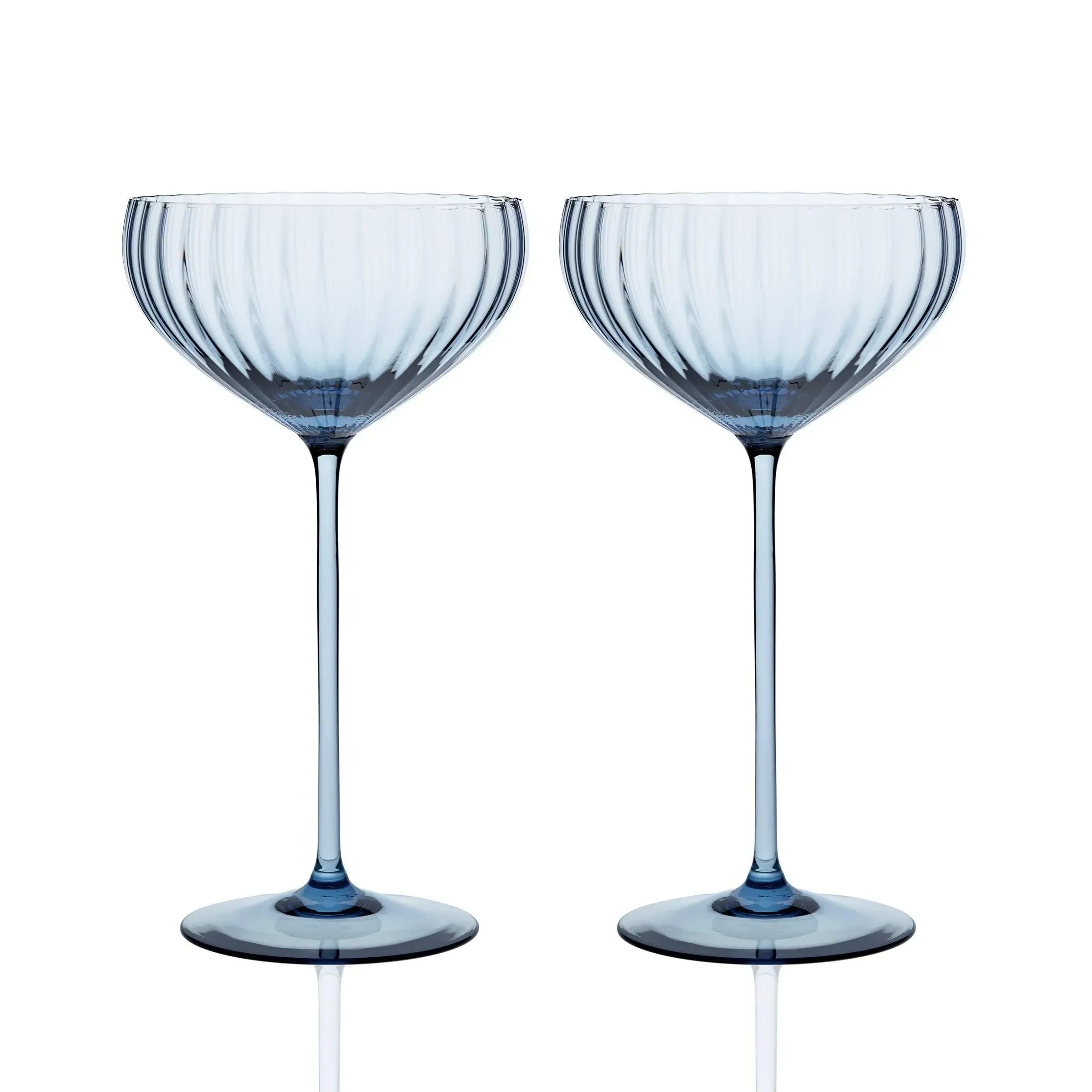 Quinn Coupe Glasses 8 Oz. (Set of 2) - The Mayfair Hall