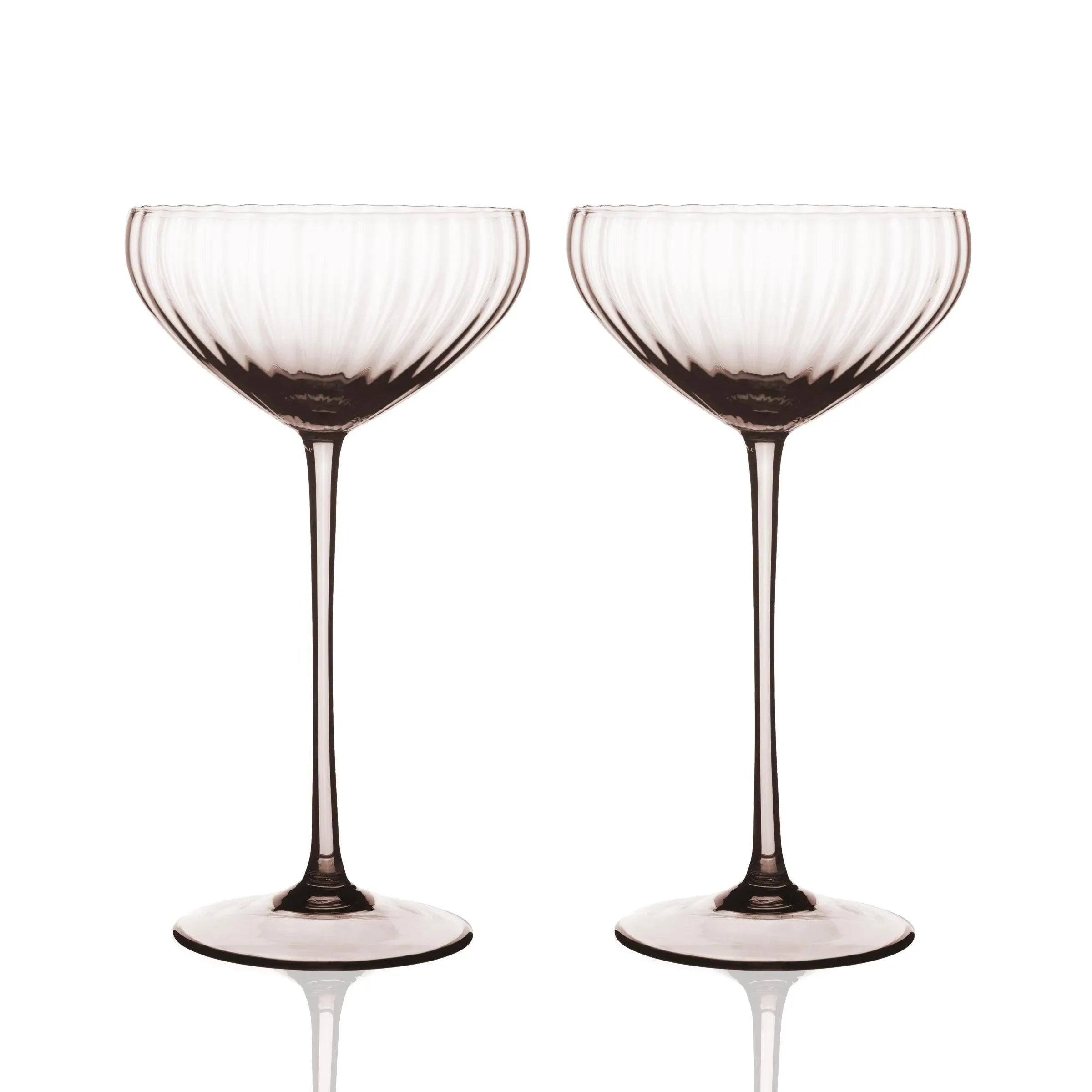 Quinn Coupe Glasses 8 Oz. (Set of 2) - The Mayfair Hall