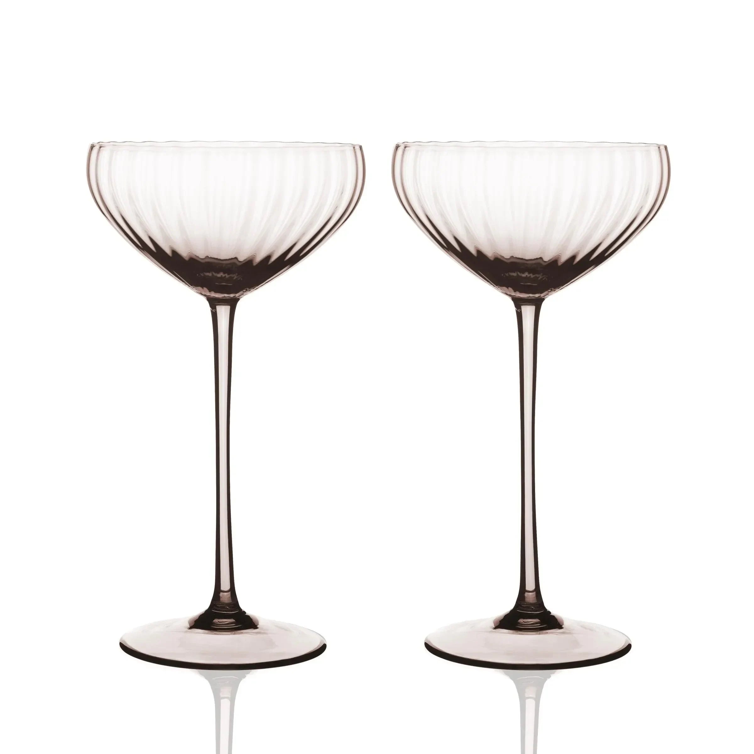 Quinn Coupe Glasses 8 Oz. (Set of 2) - The Mayfair Hall