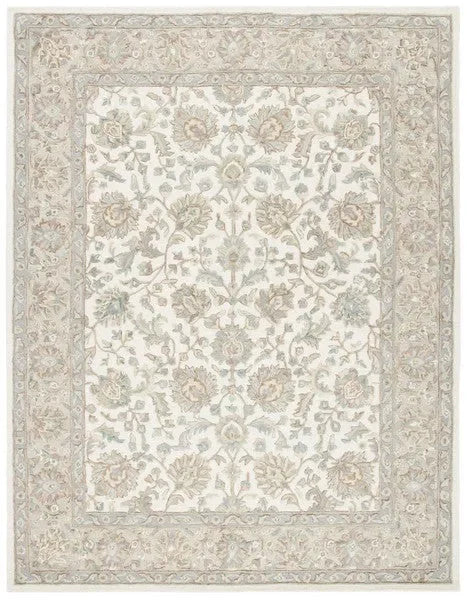 Glamour Wool Rug in Ivory and Gray - The Mayfair Hall