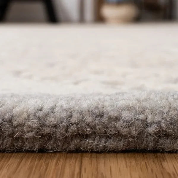 Glamour Wool Rug in Gray and Ivory - The Mayfair Hall