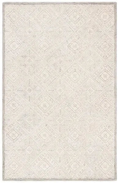 Glamour Wool Rug in Gray and Ivory - The Mayfair Hall