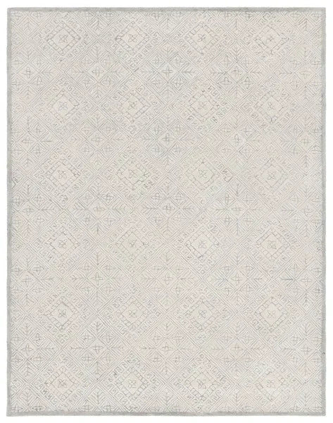Glamour Wool Rug in Gray and Ivory - The Mayfair Hall
