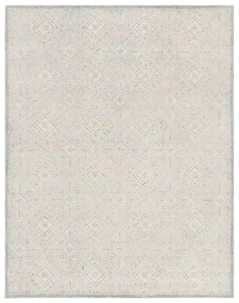 Glamour Wool Rug in Gray and Ivory - The Mayfair Hall