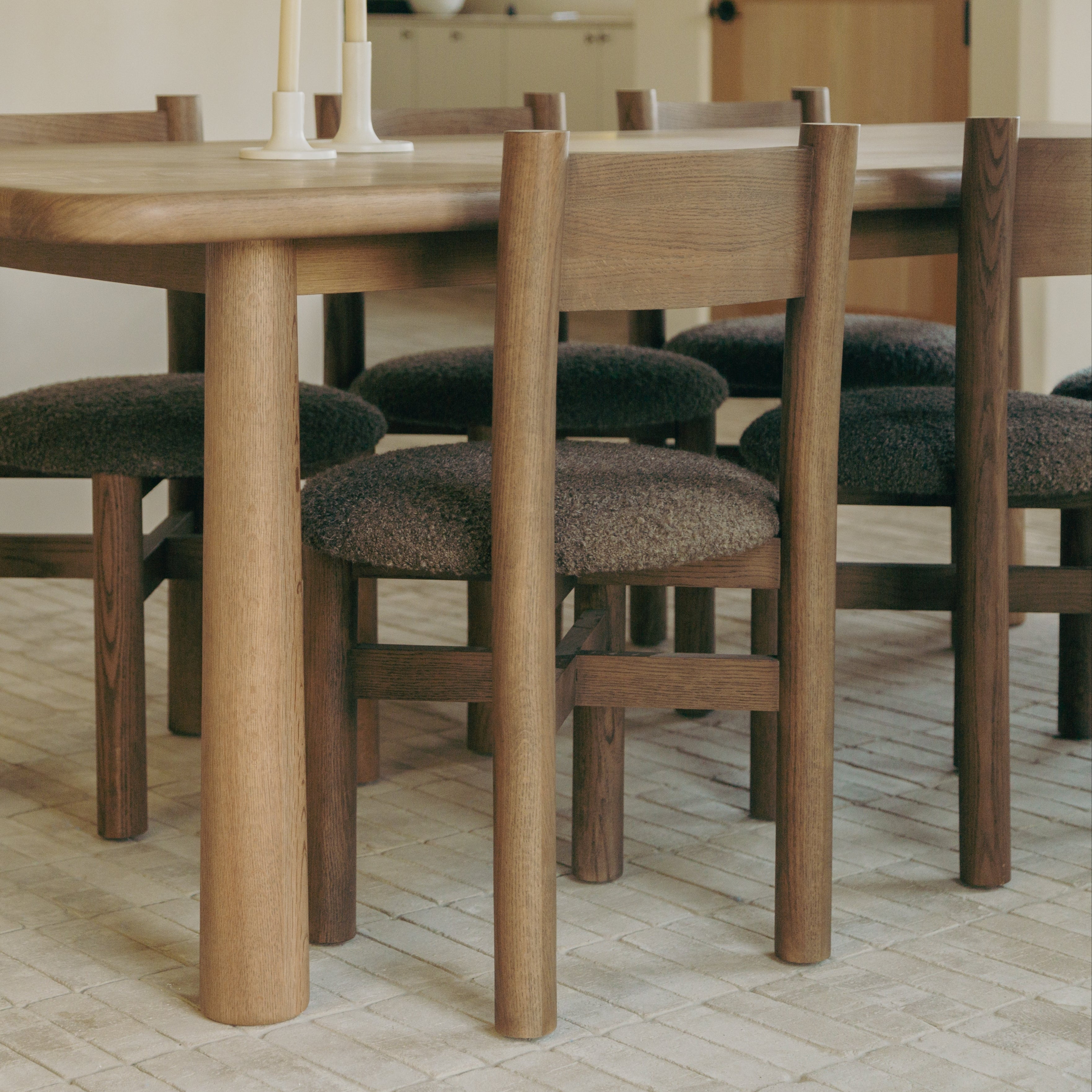 Teddy Dining Chair - Mocha