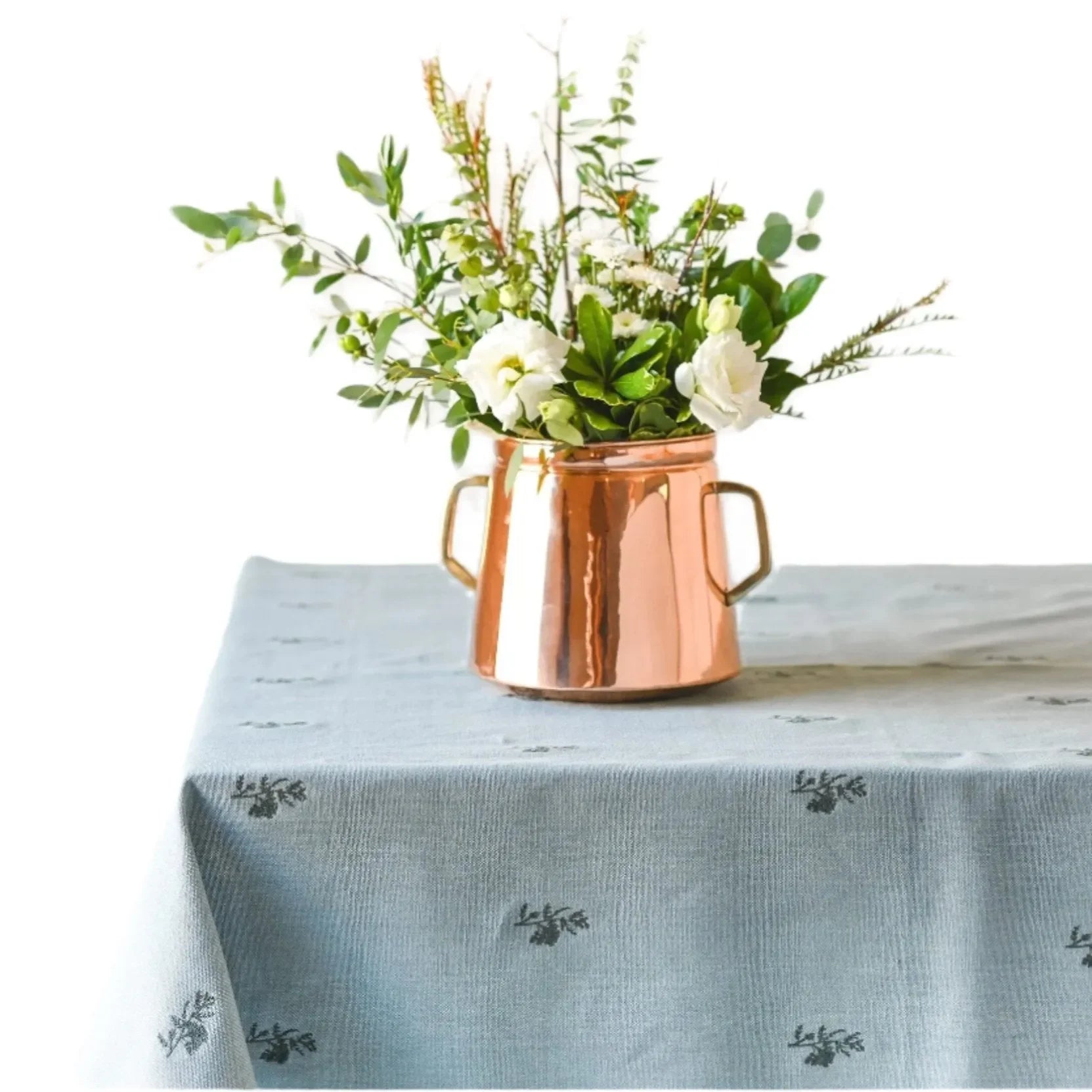 Blue Fleur Embroidered - The Mayfair Hall