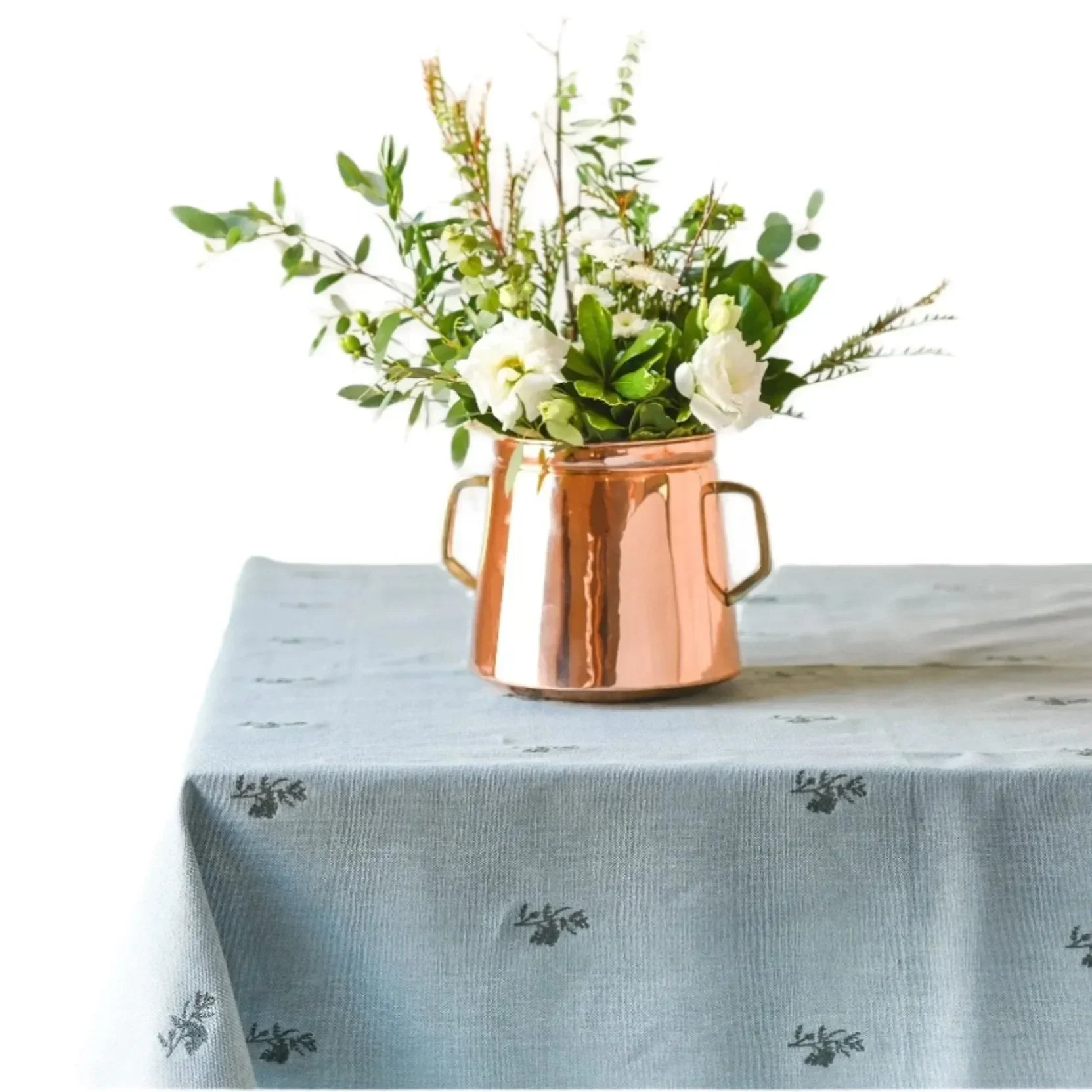 Blue Fleur Embroidered - The Mayfair Hall