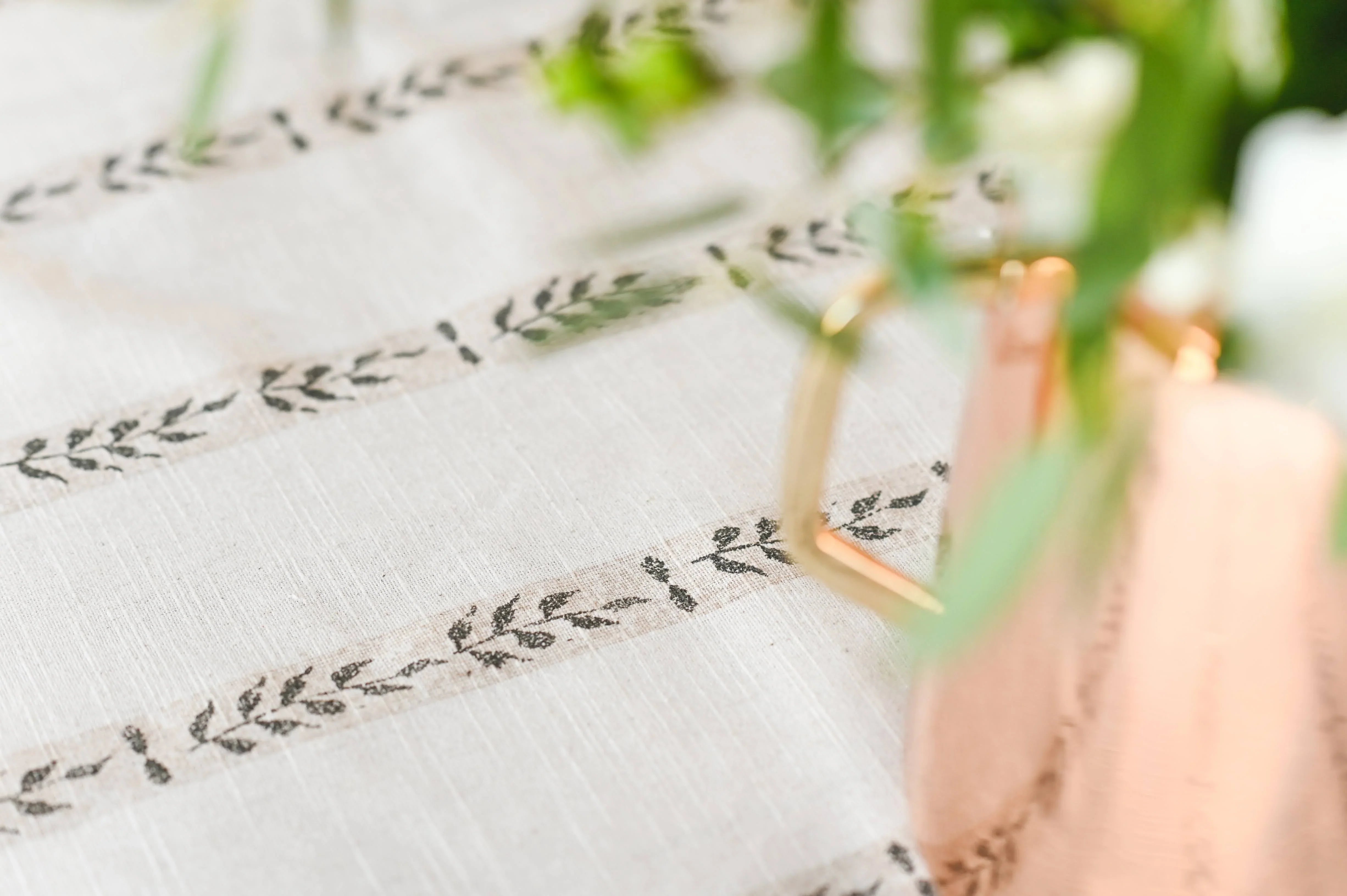 Walnut Leaf Tablecloth - The Mayfair Hall