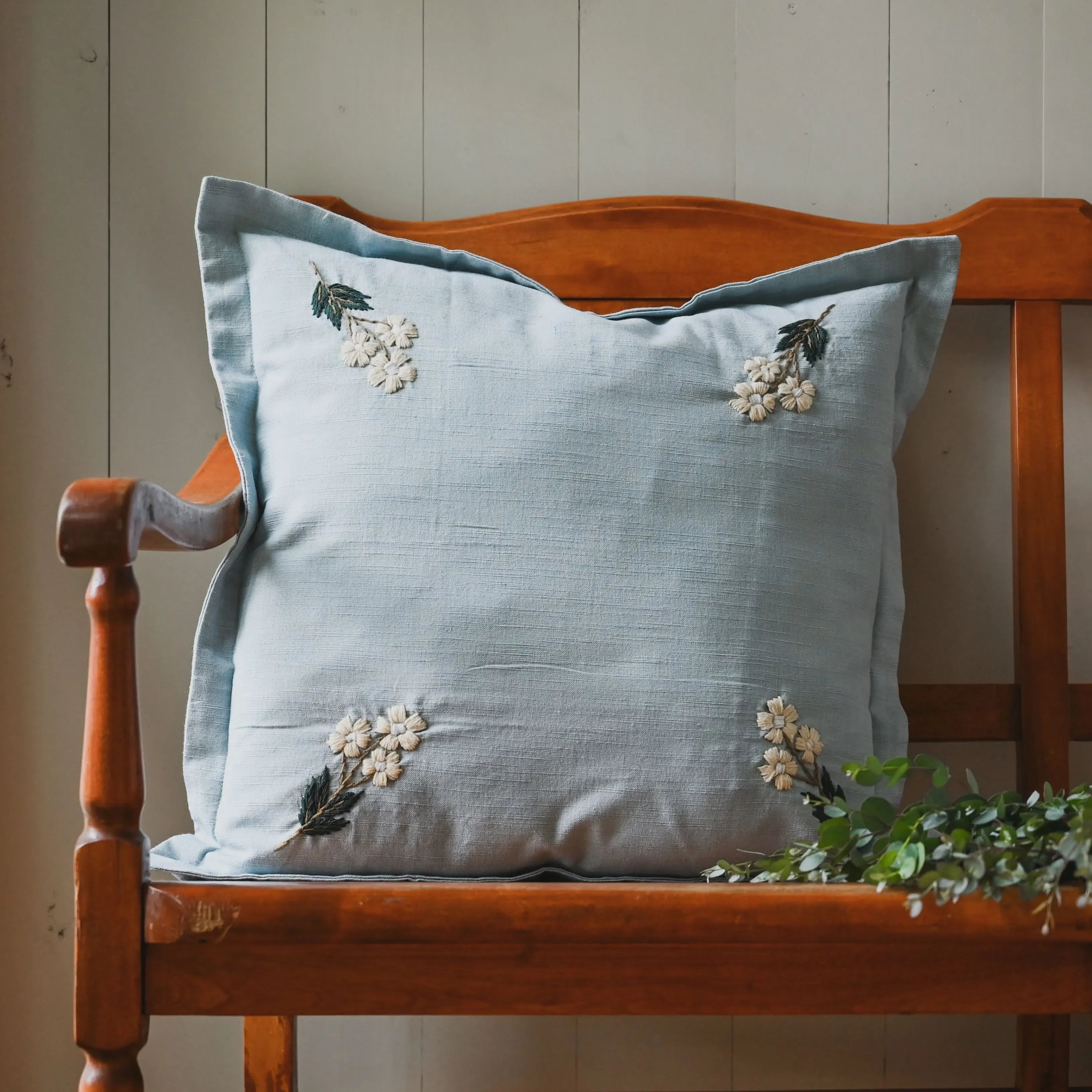 Estella Pillow (Blue Pillow) - The Mayfair Hall