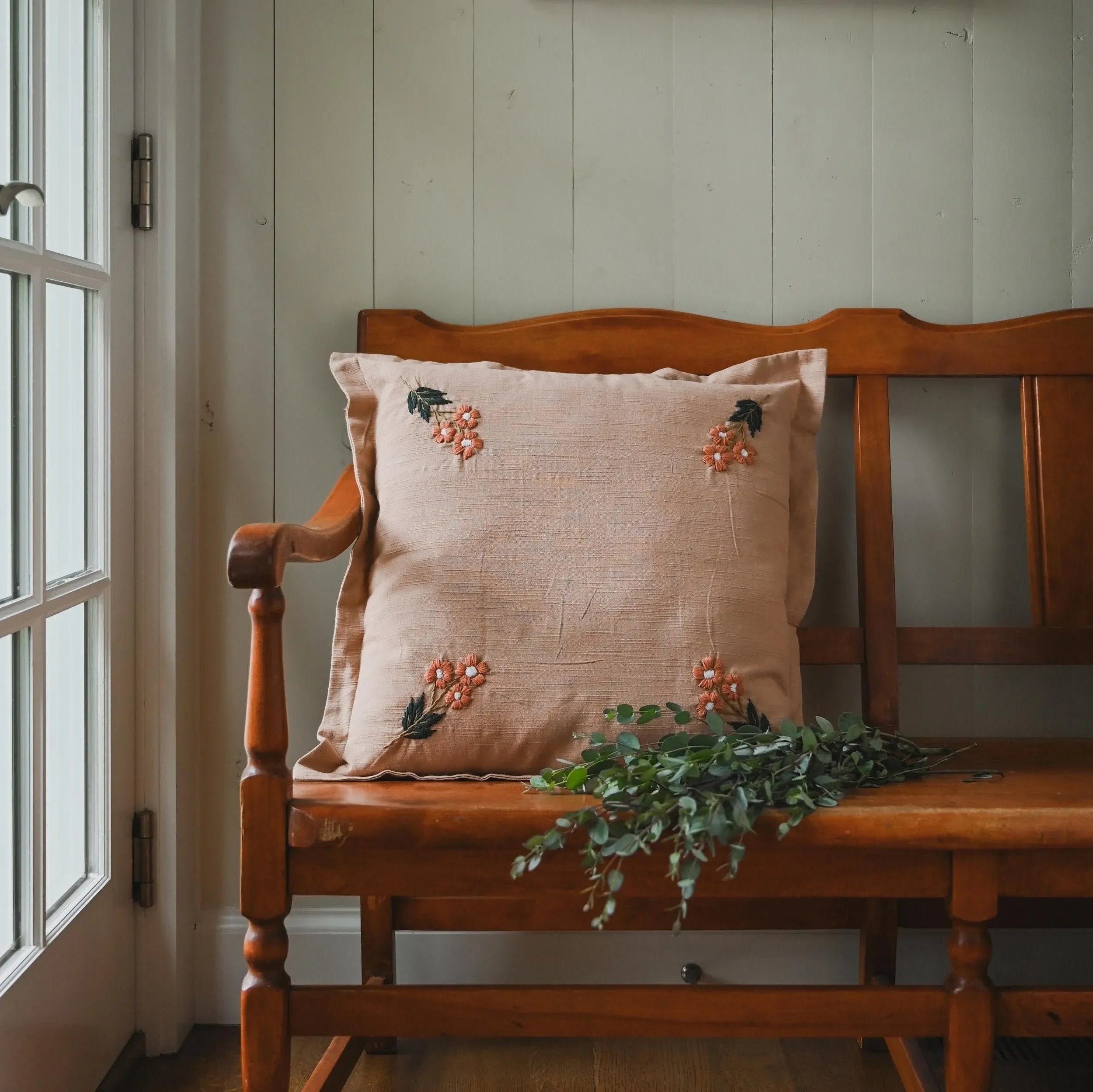 Ada Clare Pillow (Dusty Pink) - The Mayfair Hall