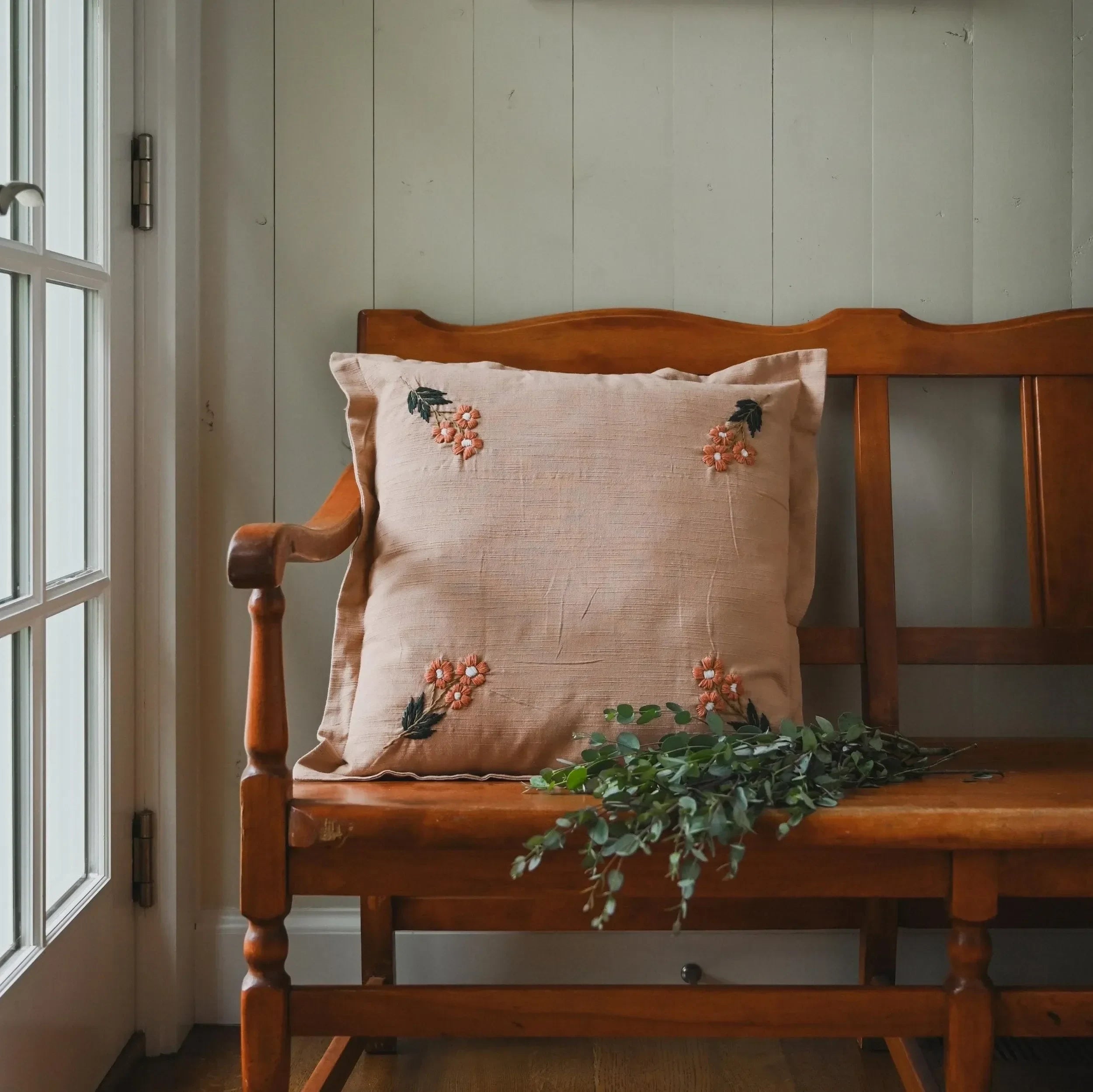 Ada Clare Pillow (Dusty Pink) - The Mayfair Hall
