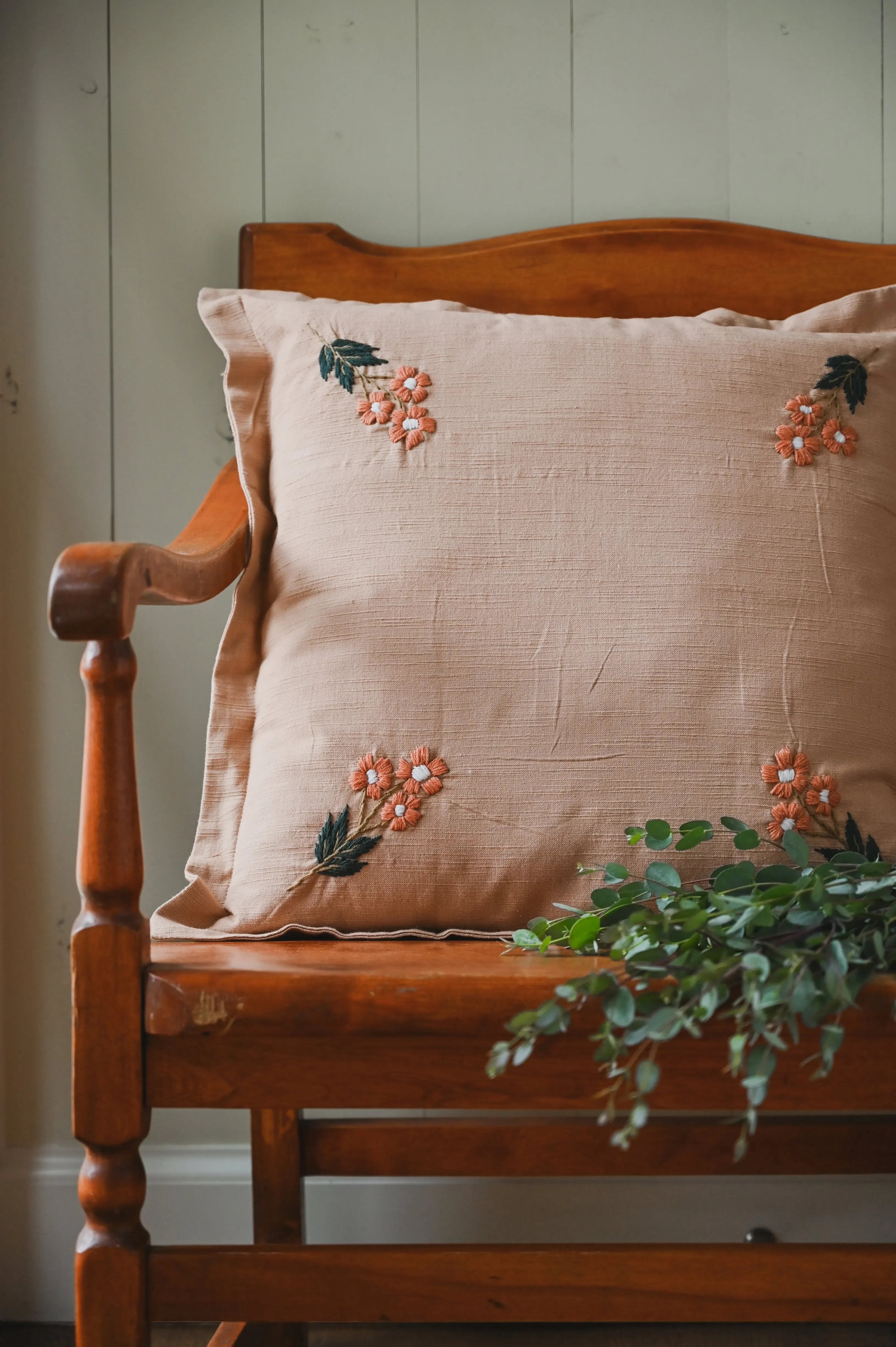 Ada Clare Pillow (Dusty Pink) - The Mayfair Hall