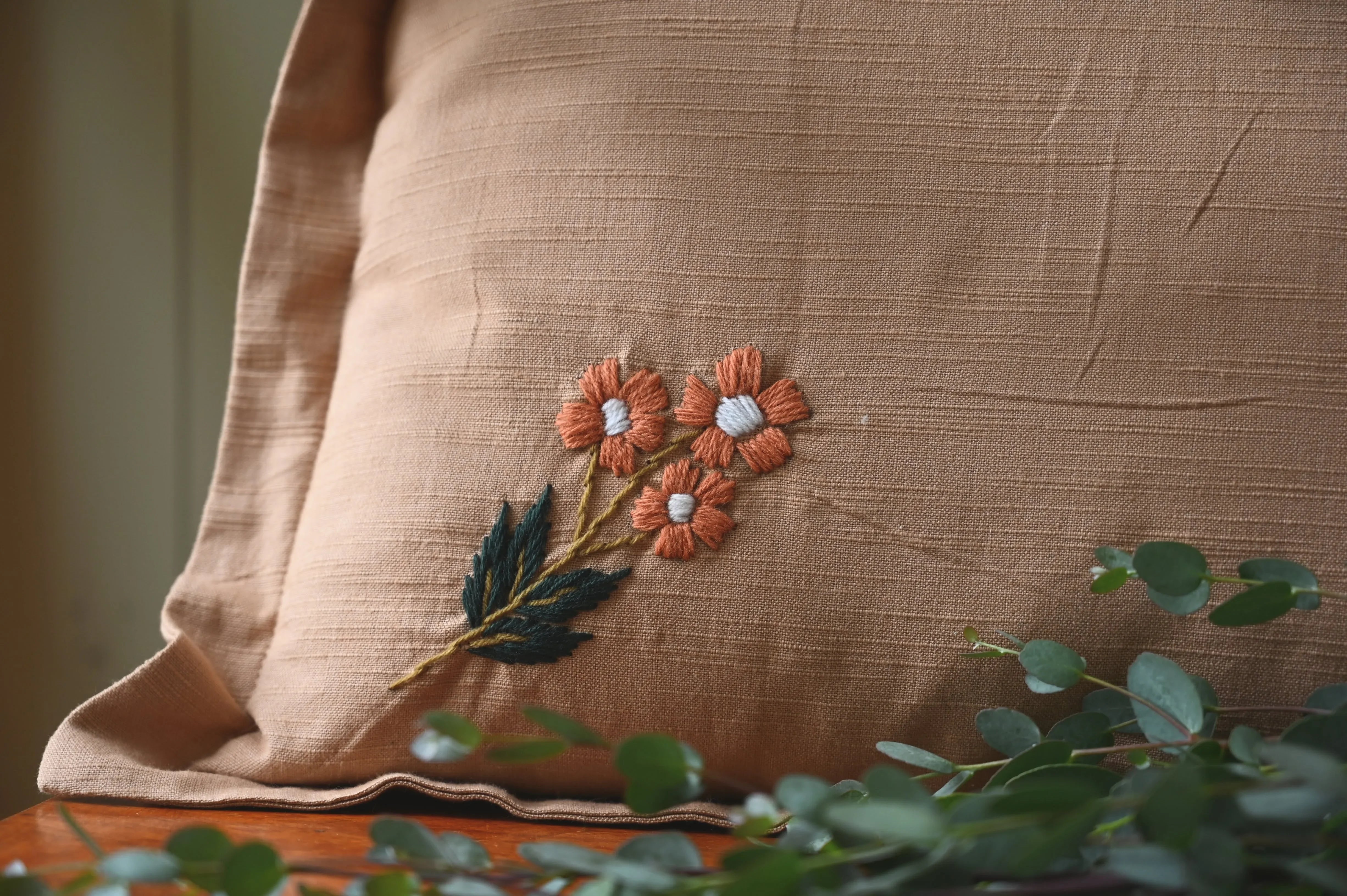 Ada Clare Pillow (Dusty Pink) - The Mayfair Hall