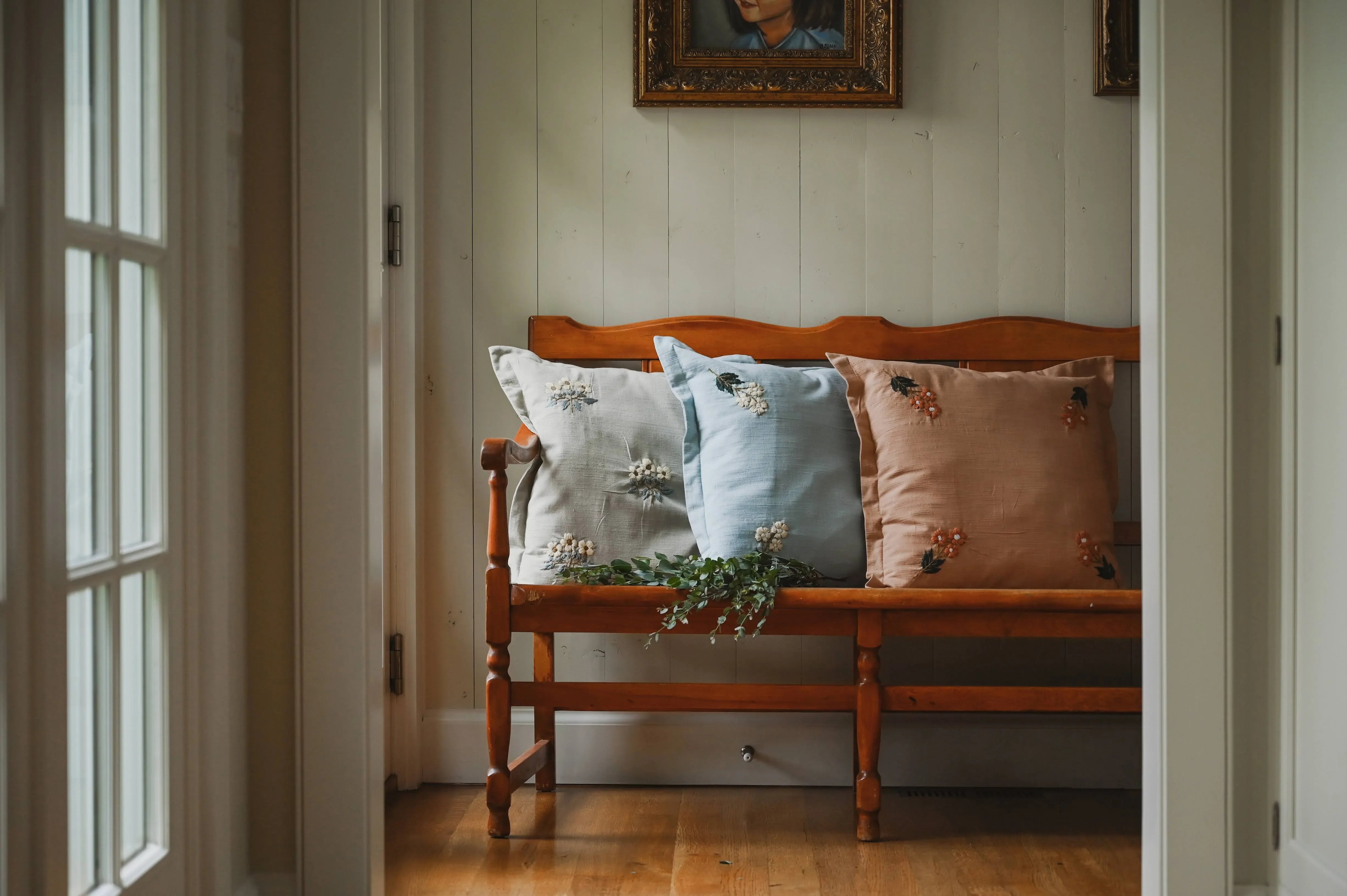 Estella Pillow (Blue Pillow) - The Mayfair Hall