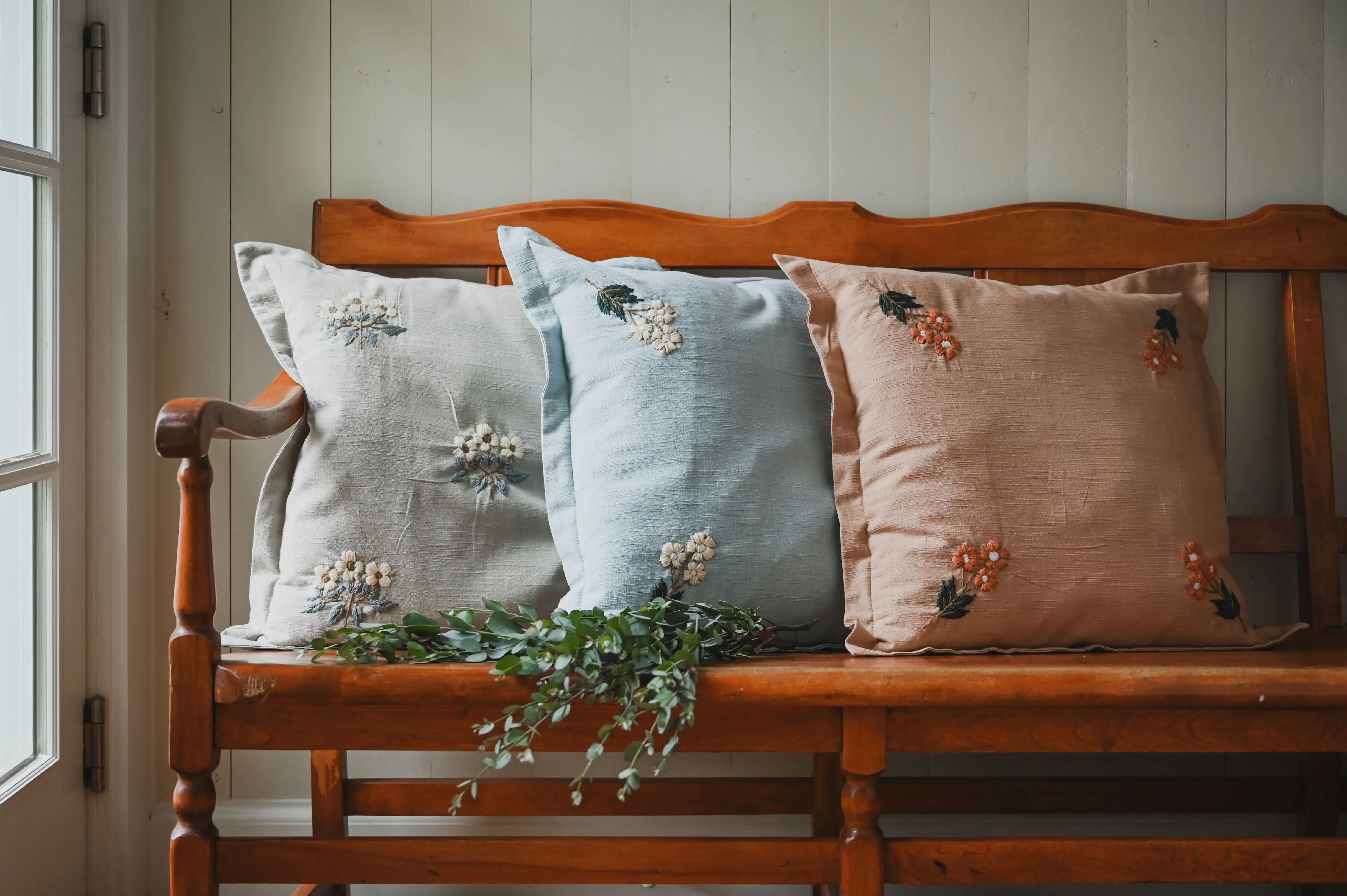 Ada Clare Pillow (Dusty Pink) - The Mayfair Hall