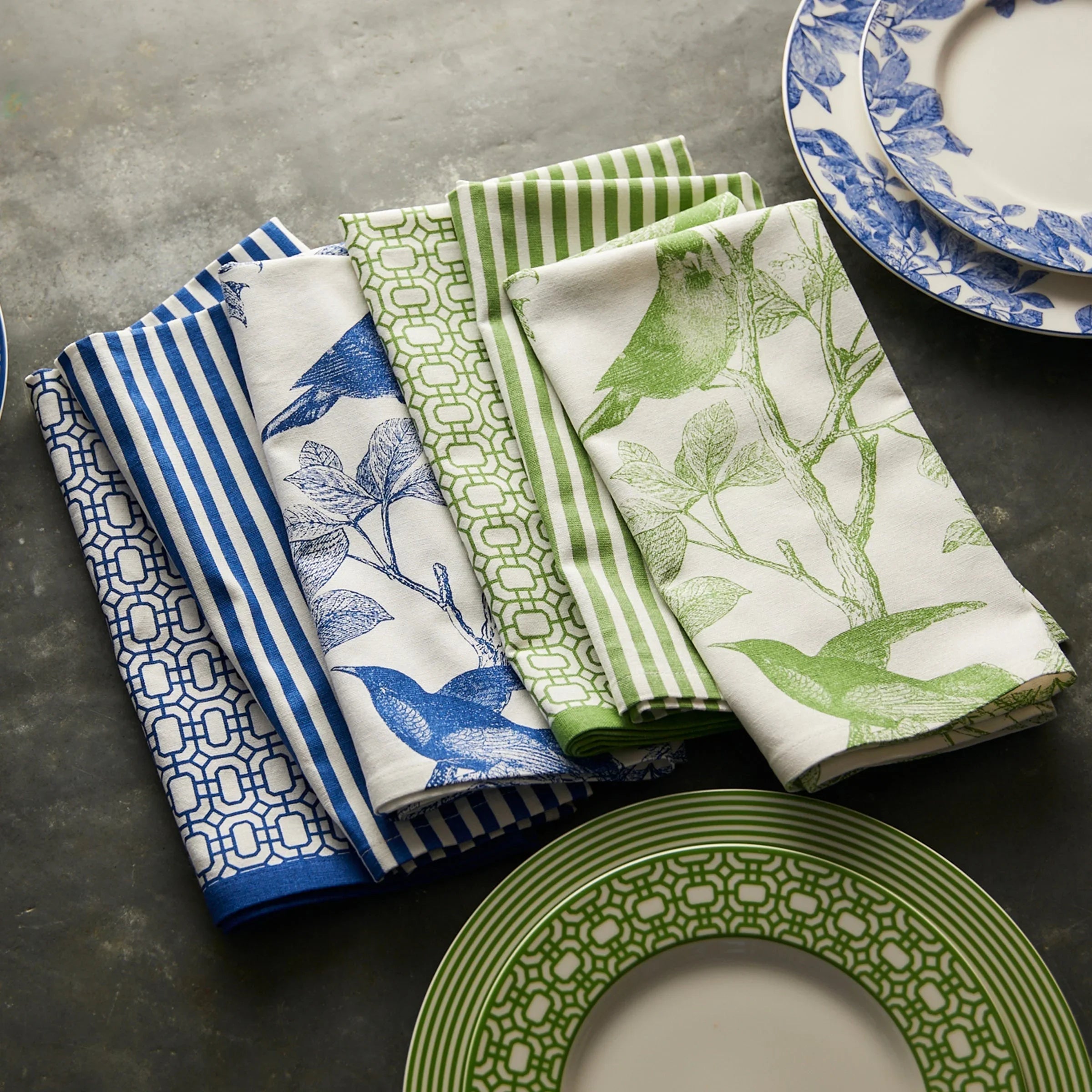 Arbor Birds Dinner Napkins, Set of 4 - The Mayfair Hall