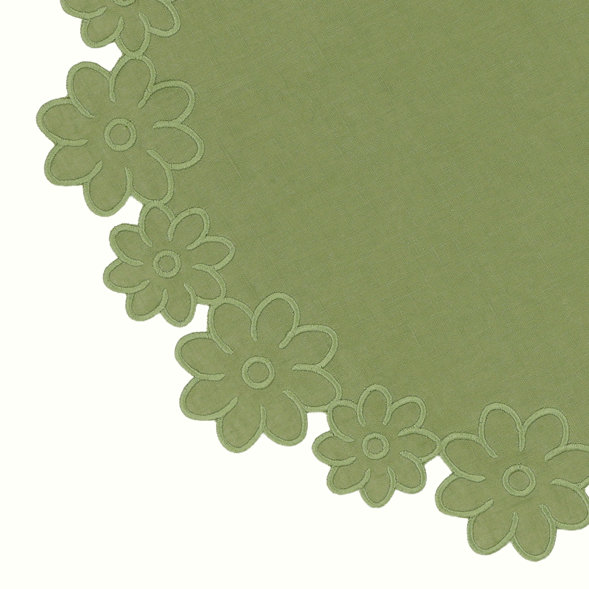 Border of Flowers Linen Placemats