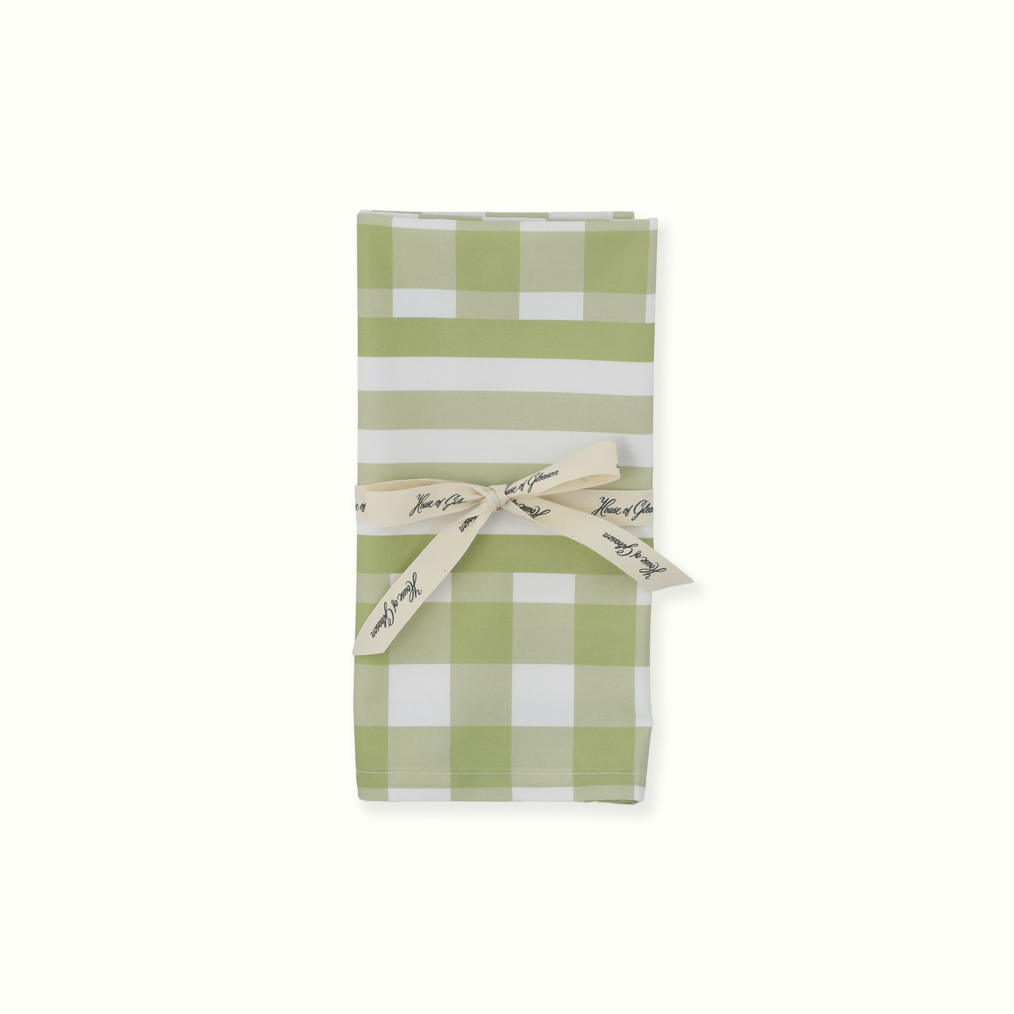 Gingham Cotton Dinner Napkins