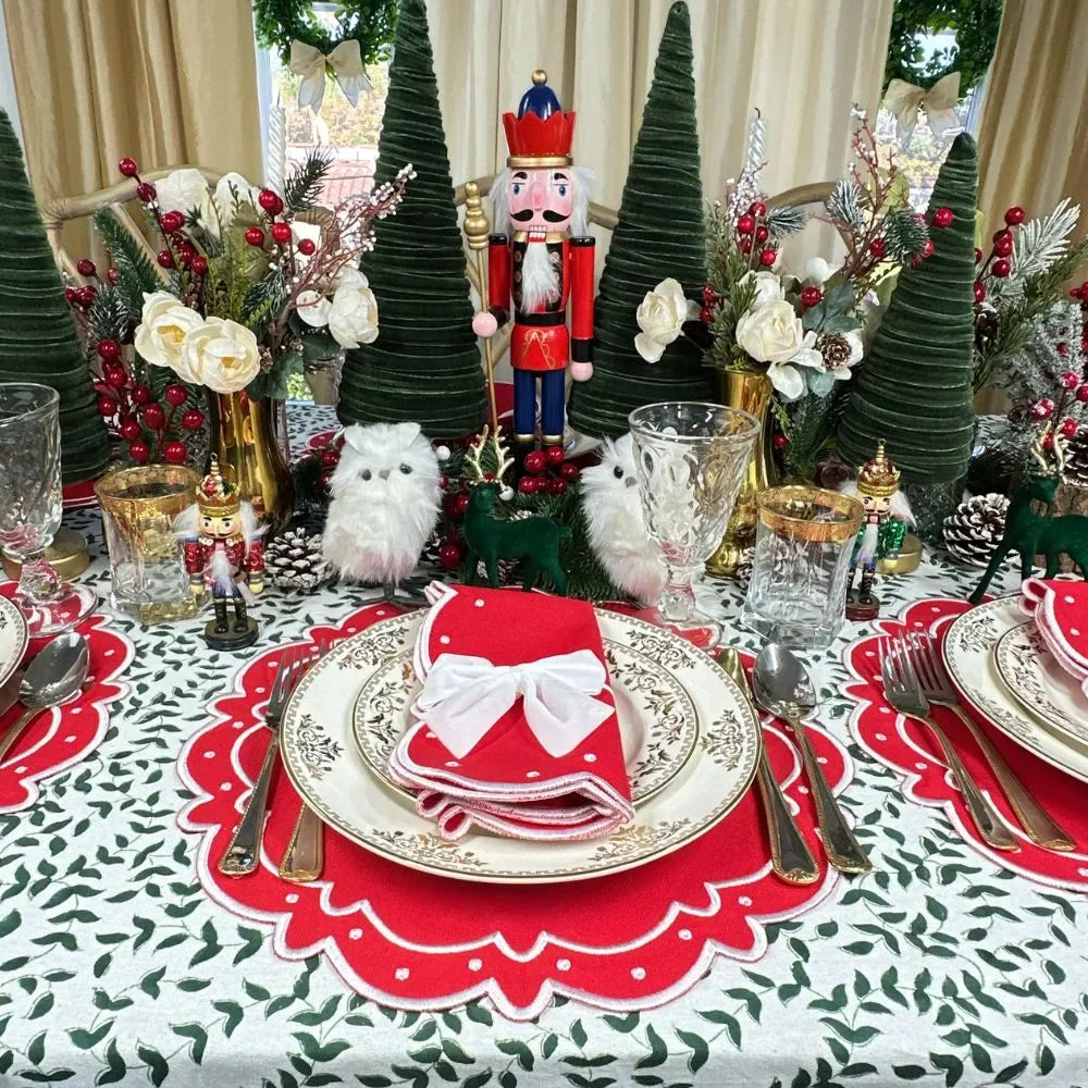 Ava Placemat - Red (Set of 4) - The Mayfair Hall