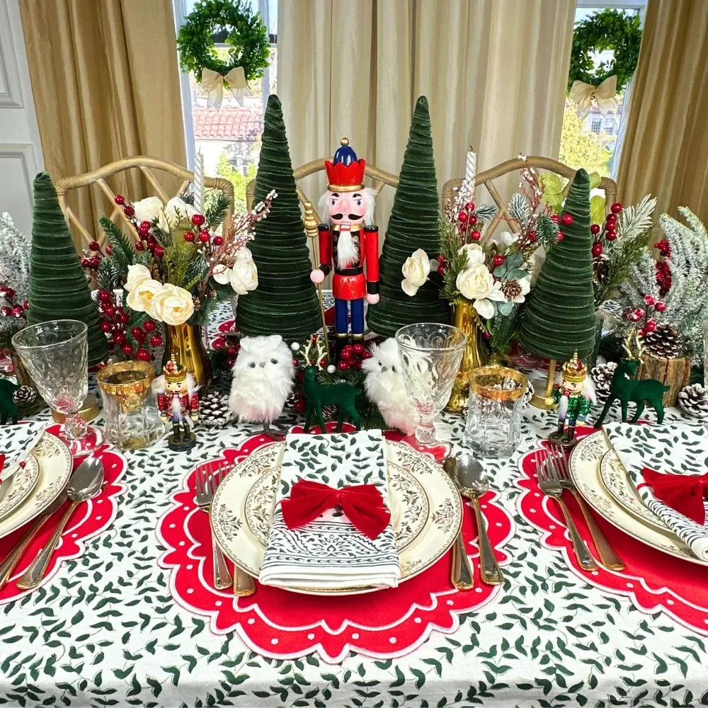 Ava Placemat - Red (Set of 4) - The Mayfair Hall