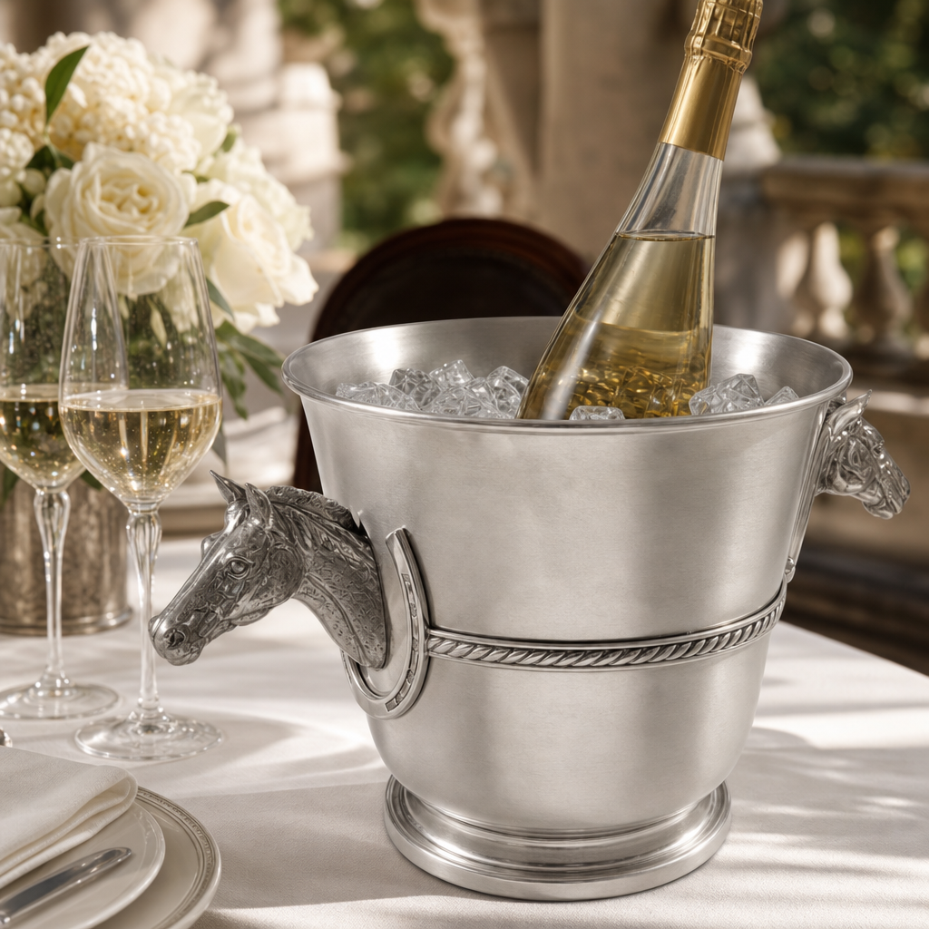 Horse Head Champagne Bucket