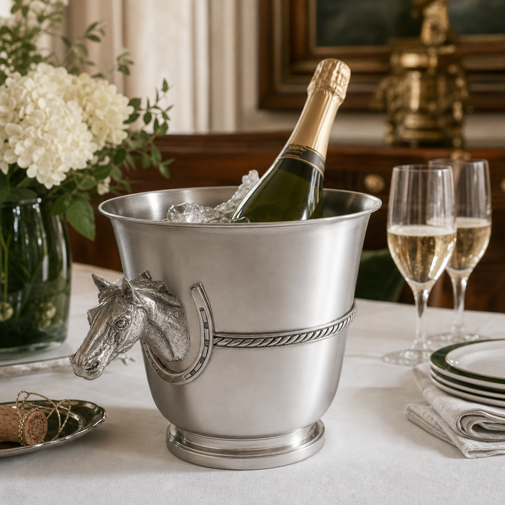Horse Head Champagne Bucket