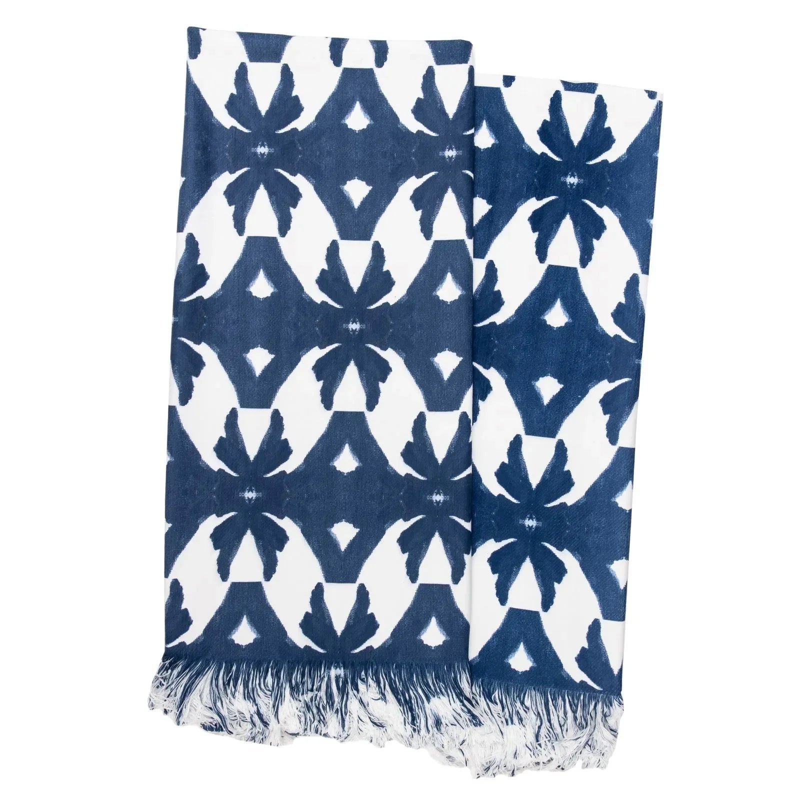 Palm Navy Throw Blanket - The Mayfair Hall
